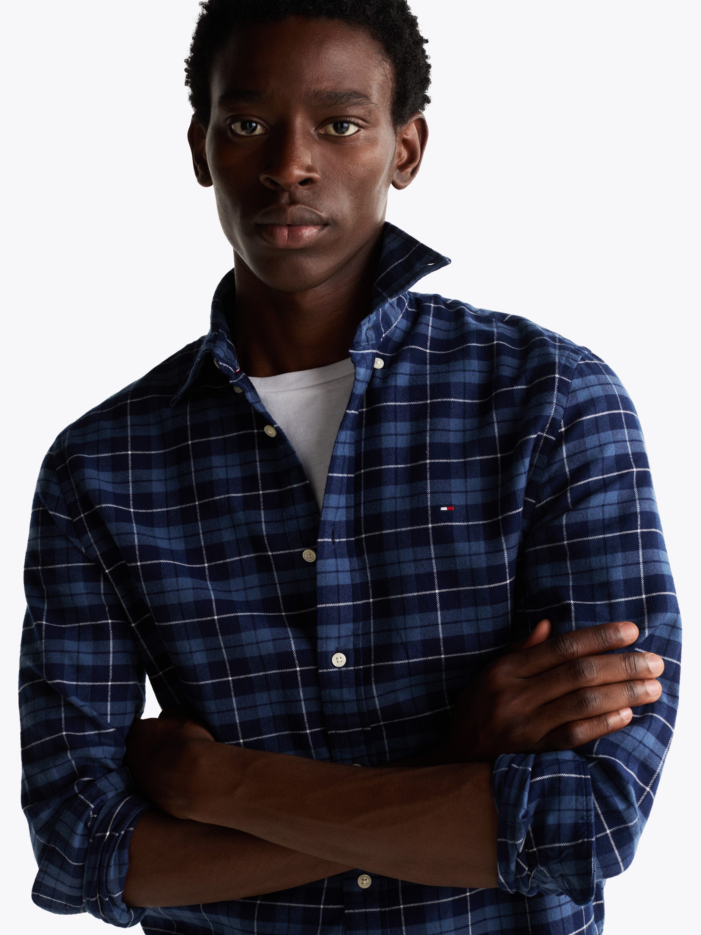 Tommy Hilfiger Overhemd met lange mouwen BRUSHED EASY CHECK RF SHIRT