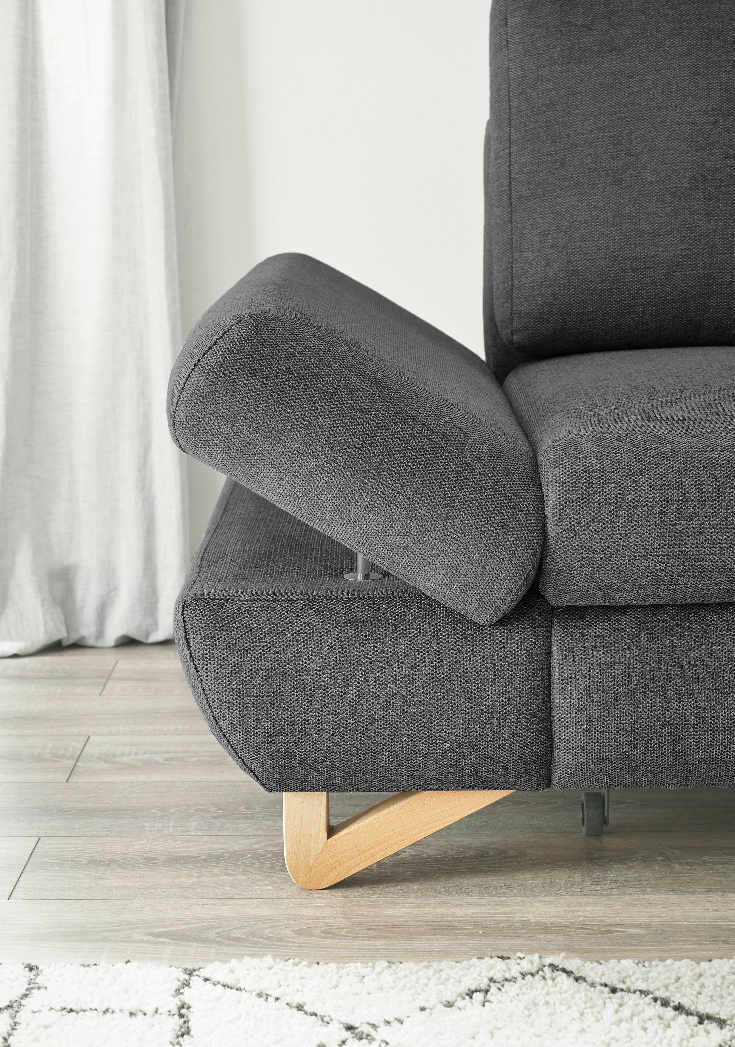 INOSIGN Slaapbank City/Giron comfortabele slaapbank (ligoppervlak 245 x 138 cm) en bedlade