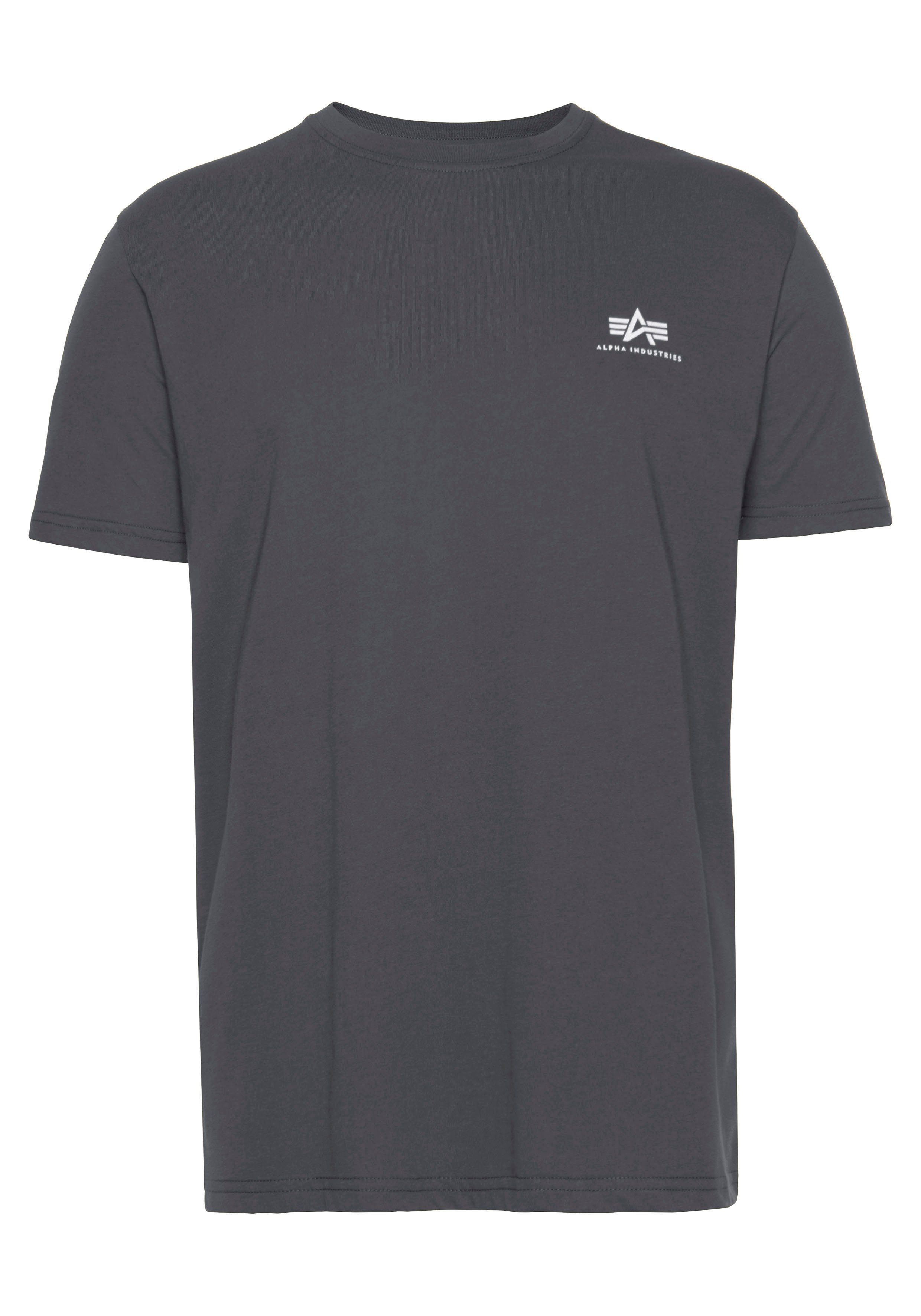 Alpha Industries Shirt met ronde hals BASIC T SMALL LOGO
