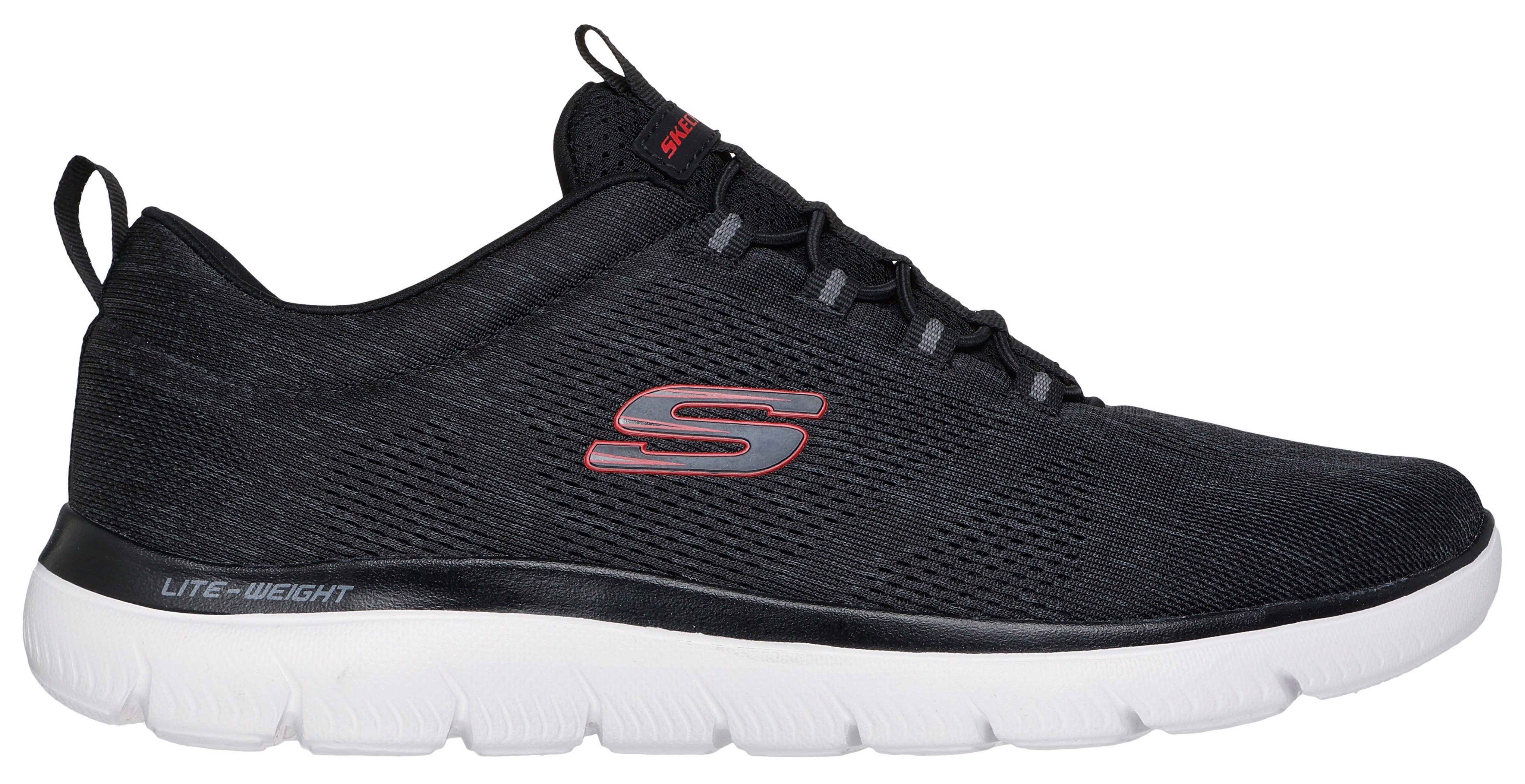 Skechers Slip-on sneakers Summits Vrijetijdsschoen, slipper, comfortschoen met elastiek om in te stappen