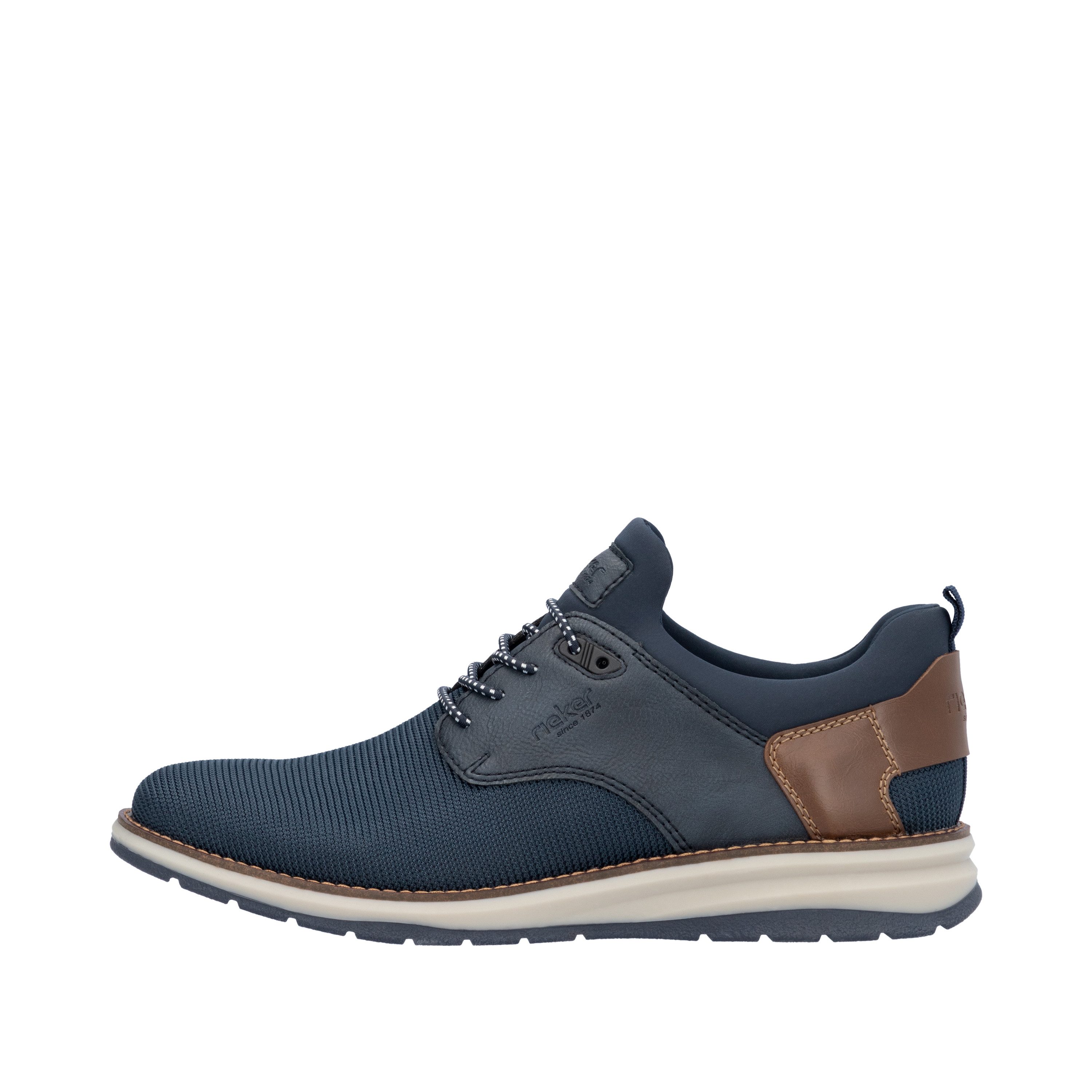 Rieker Slip-on sneakers lage schoen, vrijetijdsschoen, instapschoen met elastiek