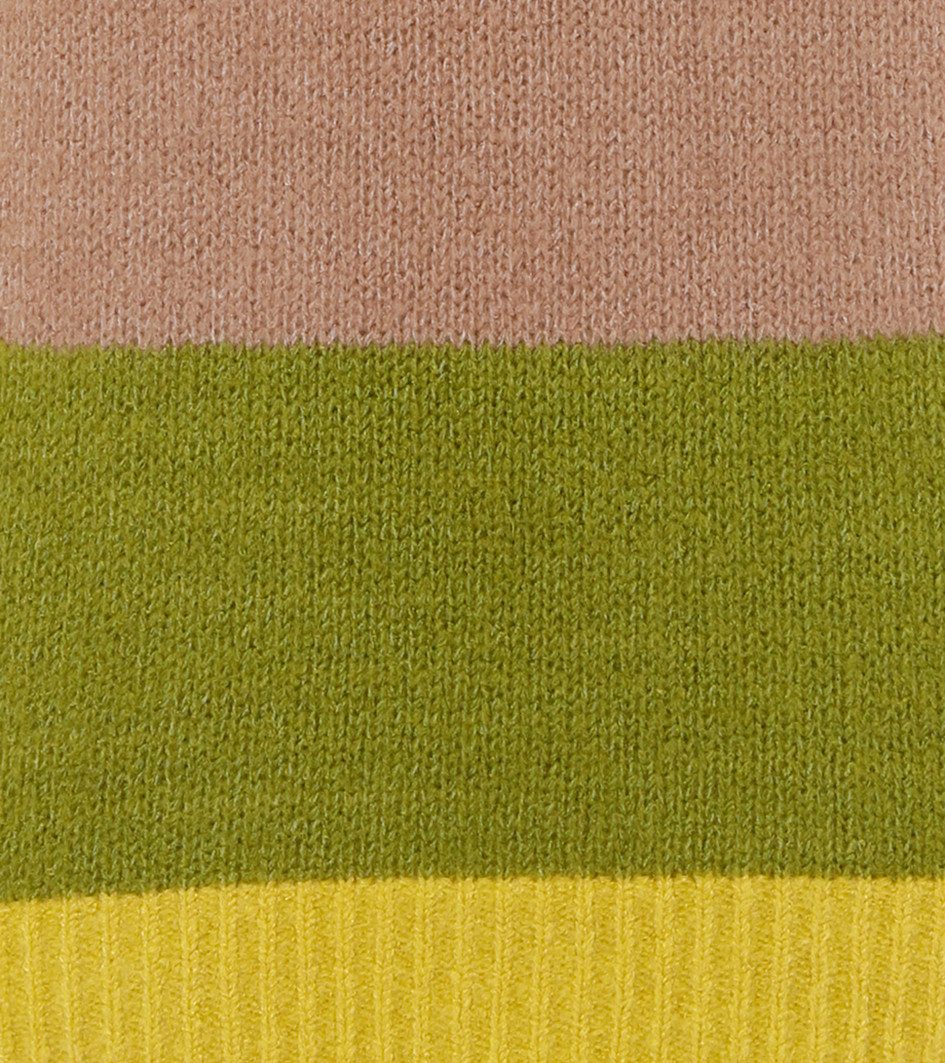 Aniston CASUAL Gebreide trui met trendy gekleurde, brede strepen