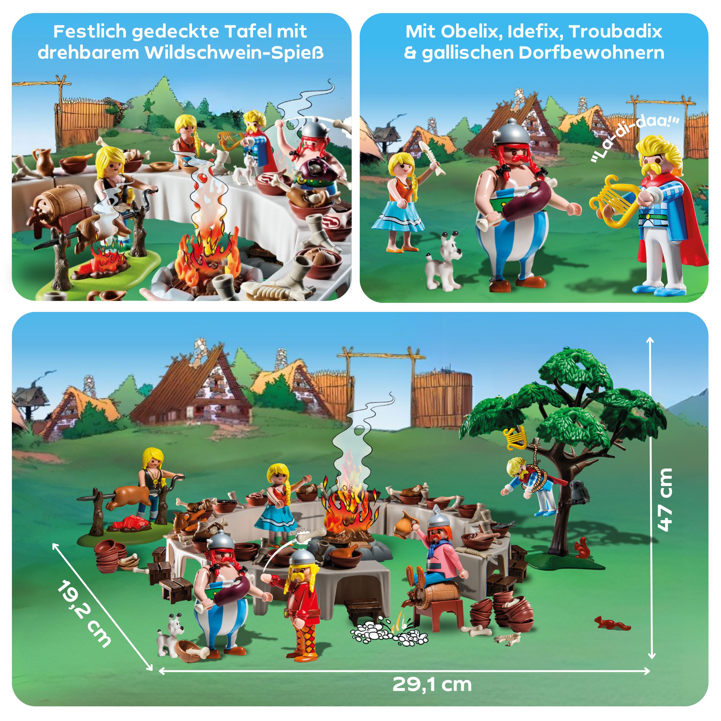 Playmobil® Constructie-speelset Asterix: Het Dorpsbanket (71827), Playmobil Asterix (159-delig)
