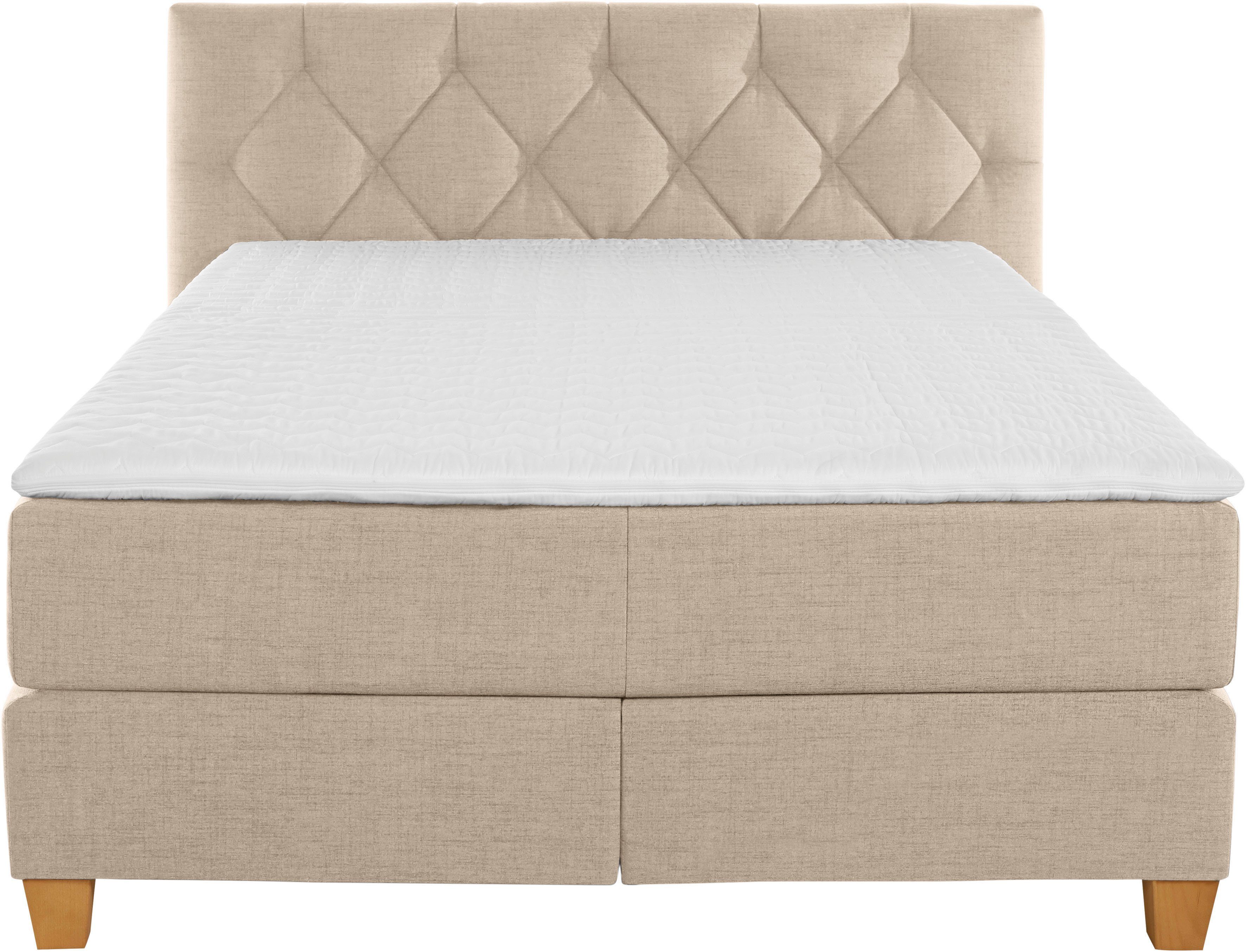 Guido Maria Kretschmer Home&Living Boxspring Harmones in 3 breedten, hardheid ook gemengd met elk 1 matras in h2 en h3