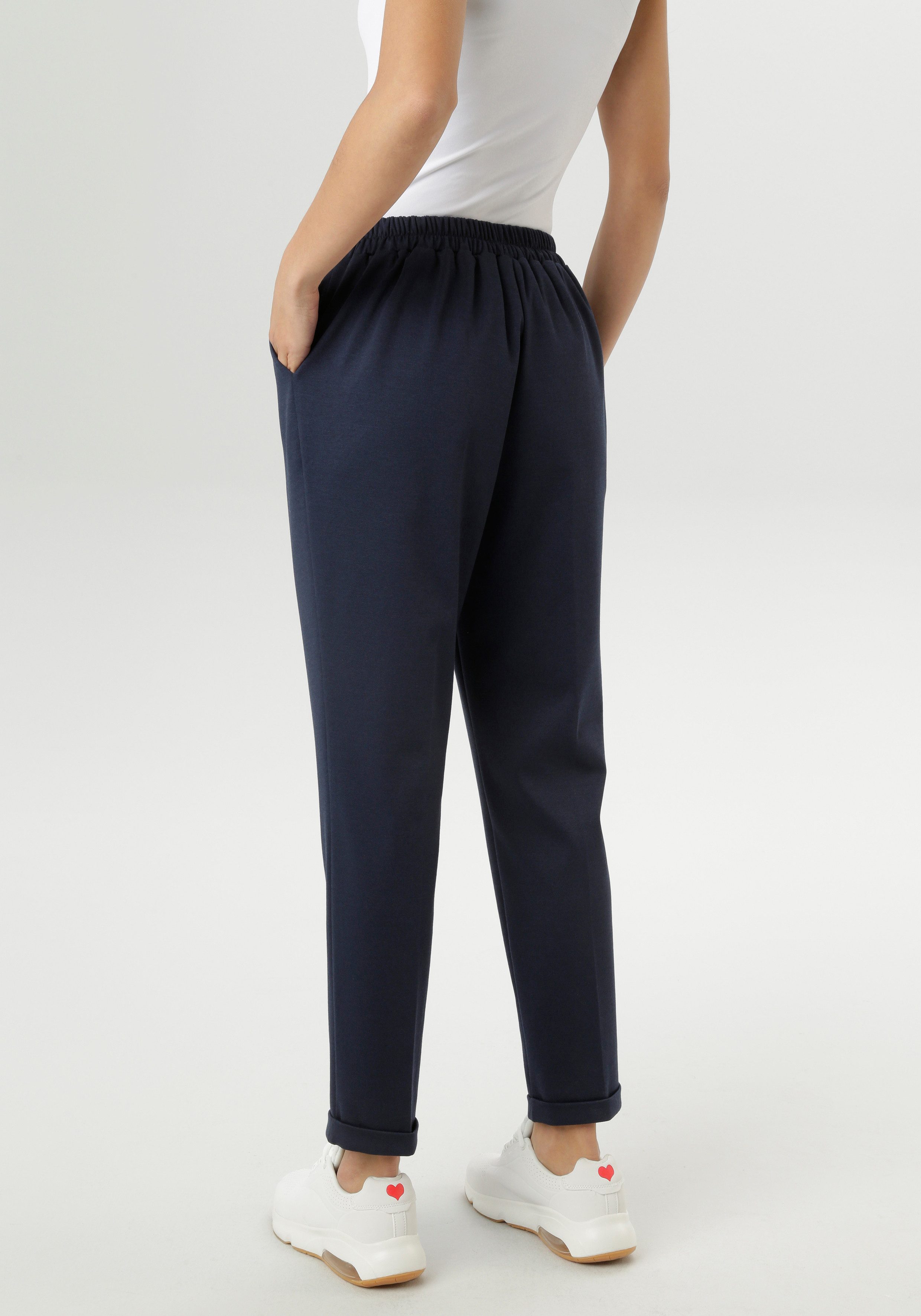 Aniston SELECTED Comfortbroek met plooien