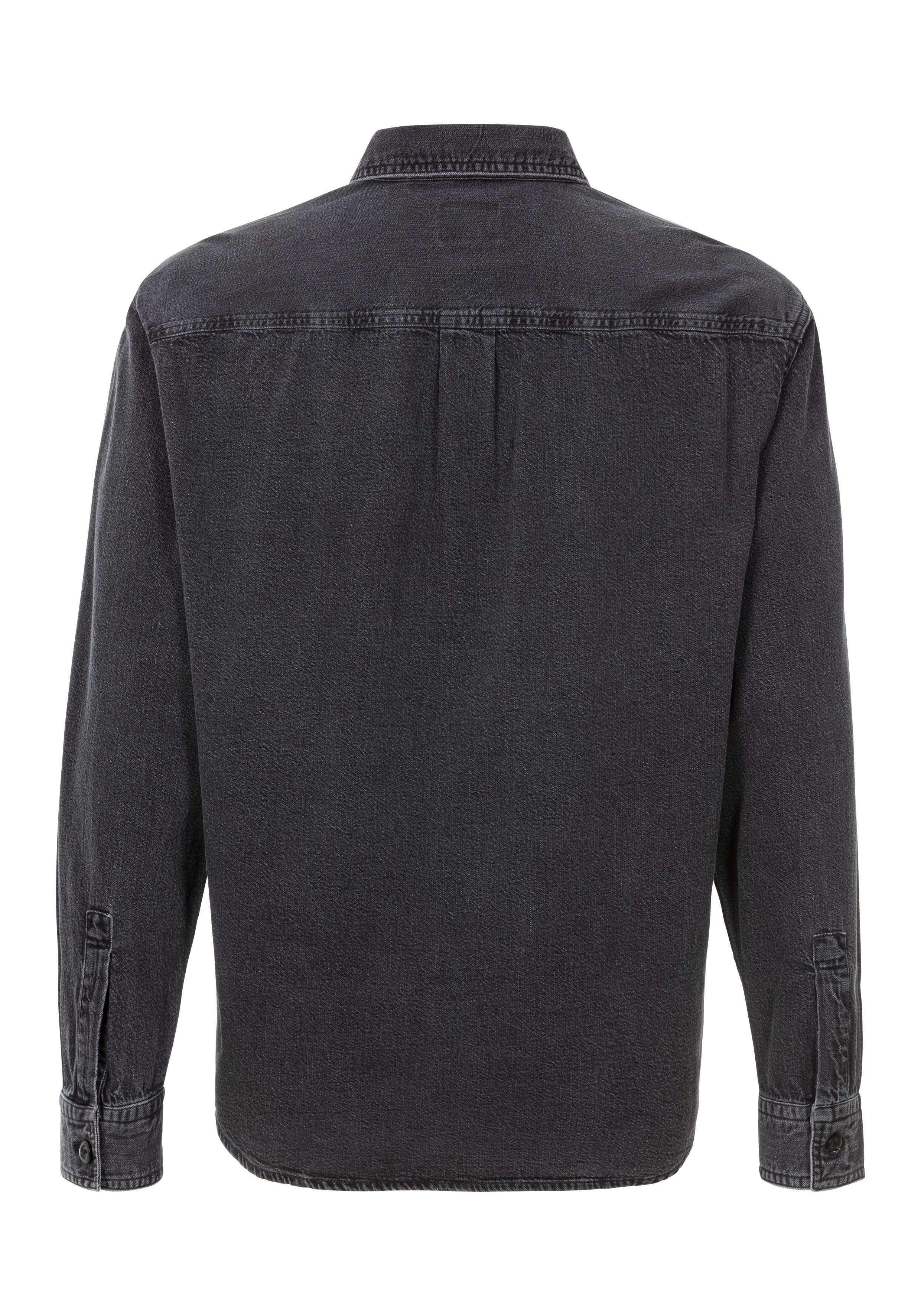 HUGO Blue Jeans overhemd Ebino met borstzakken
