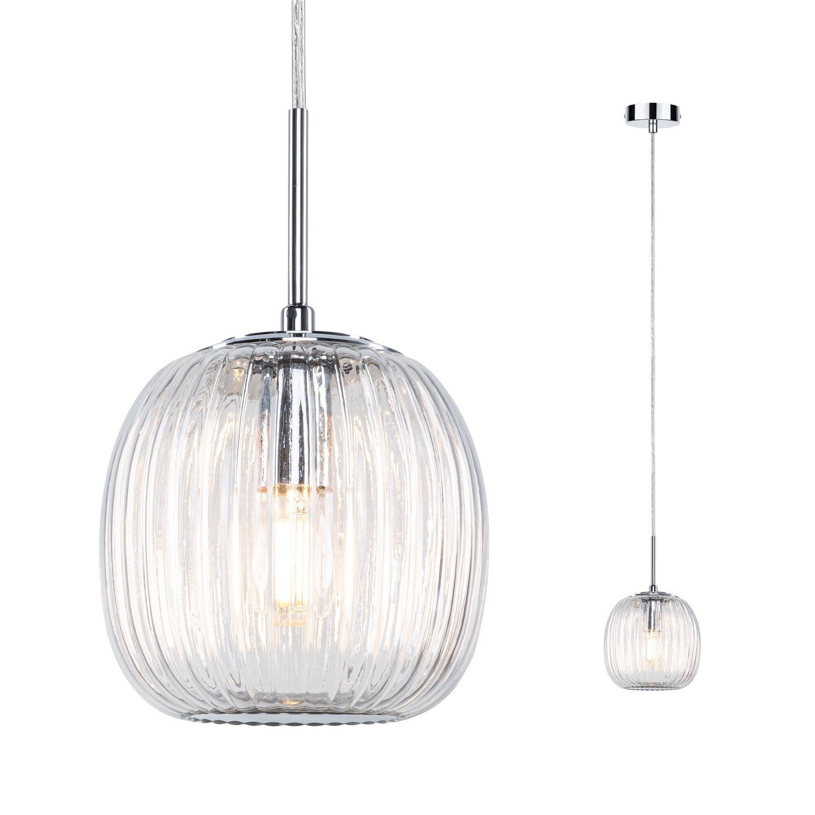 Paulmann Hanglamp Ruya E14 max. 20W Glas, Chroom (1 stuk)