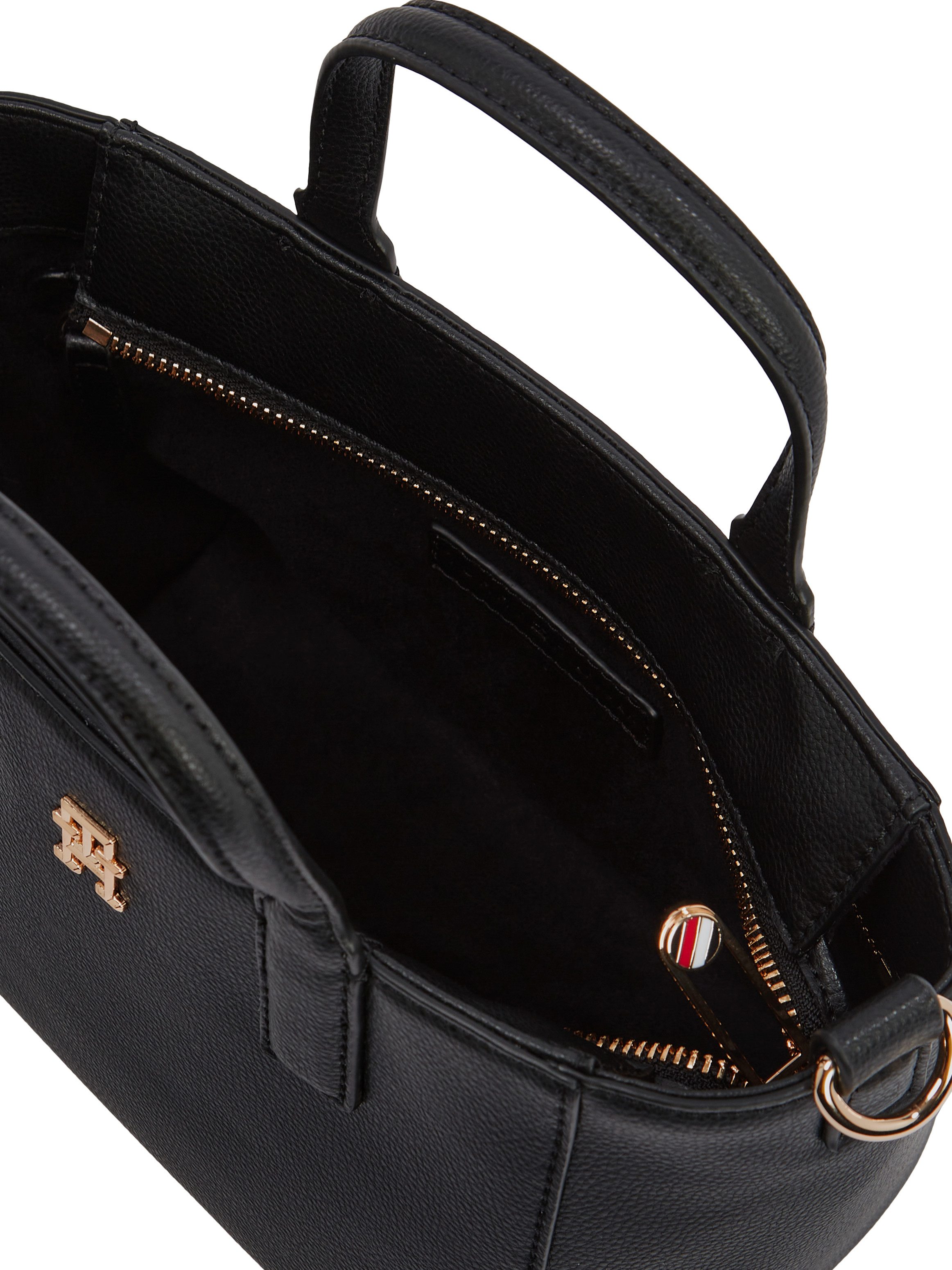 Tommy Hilfiger Shopper TH SOFT LOGO MINI TOTE , dames schoudertas, handtas, schoudertas met th-logo