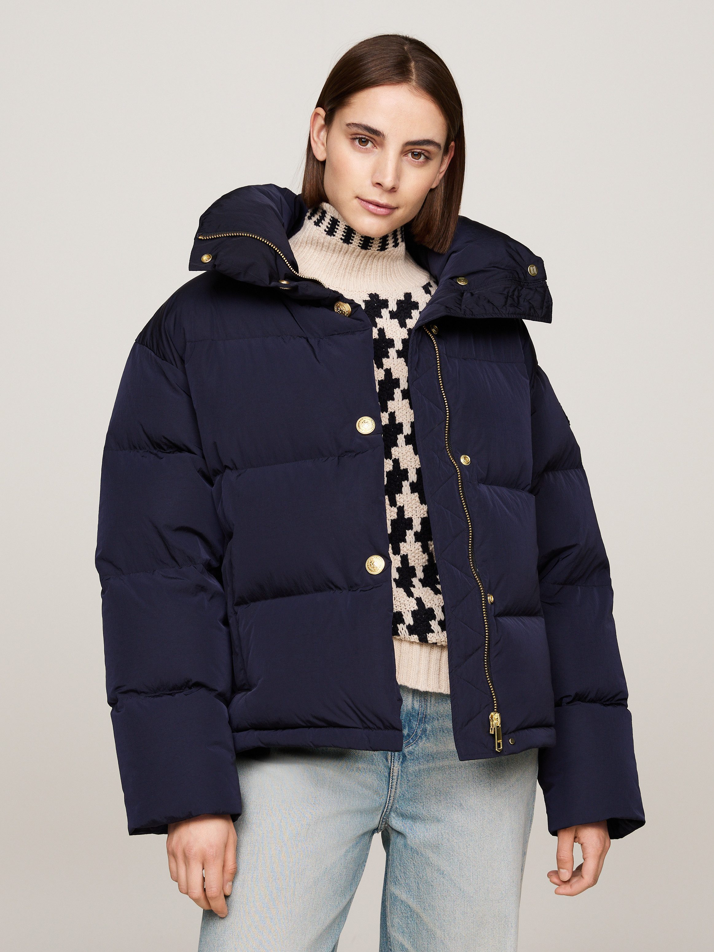 Tommy Hilfiger Gewatteerde jas met logo-embossing