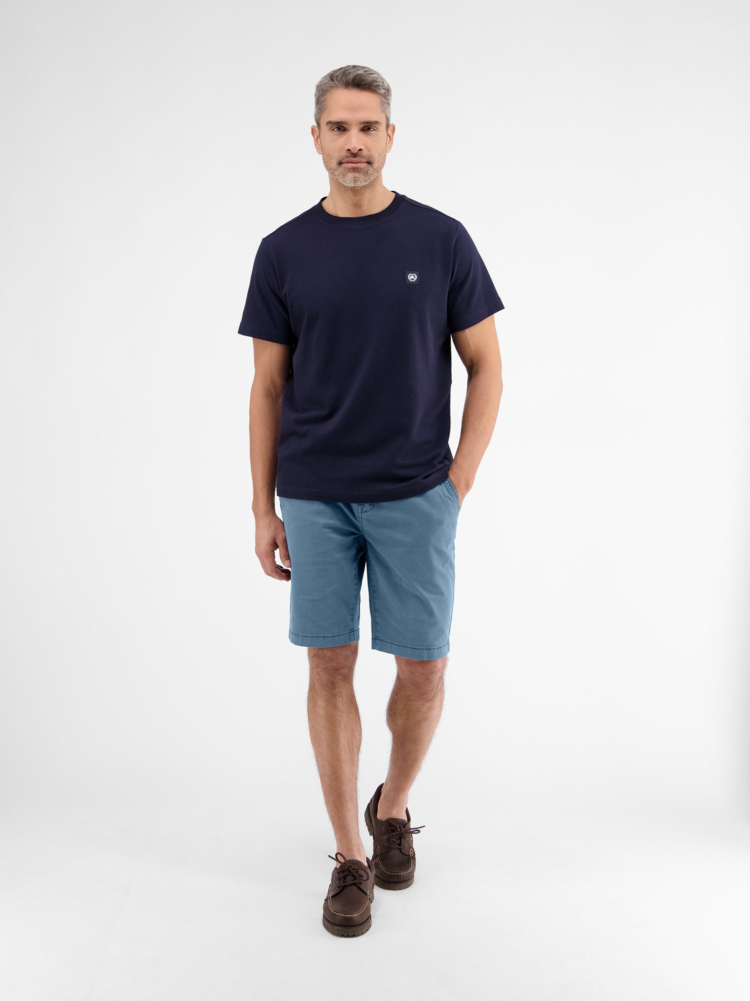 Lerros Bermuda LERROS chino bermuda met riem (set)
