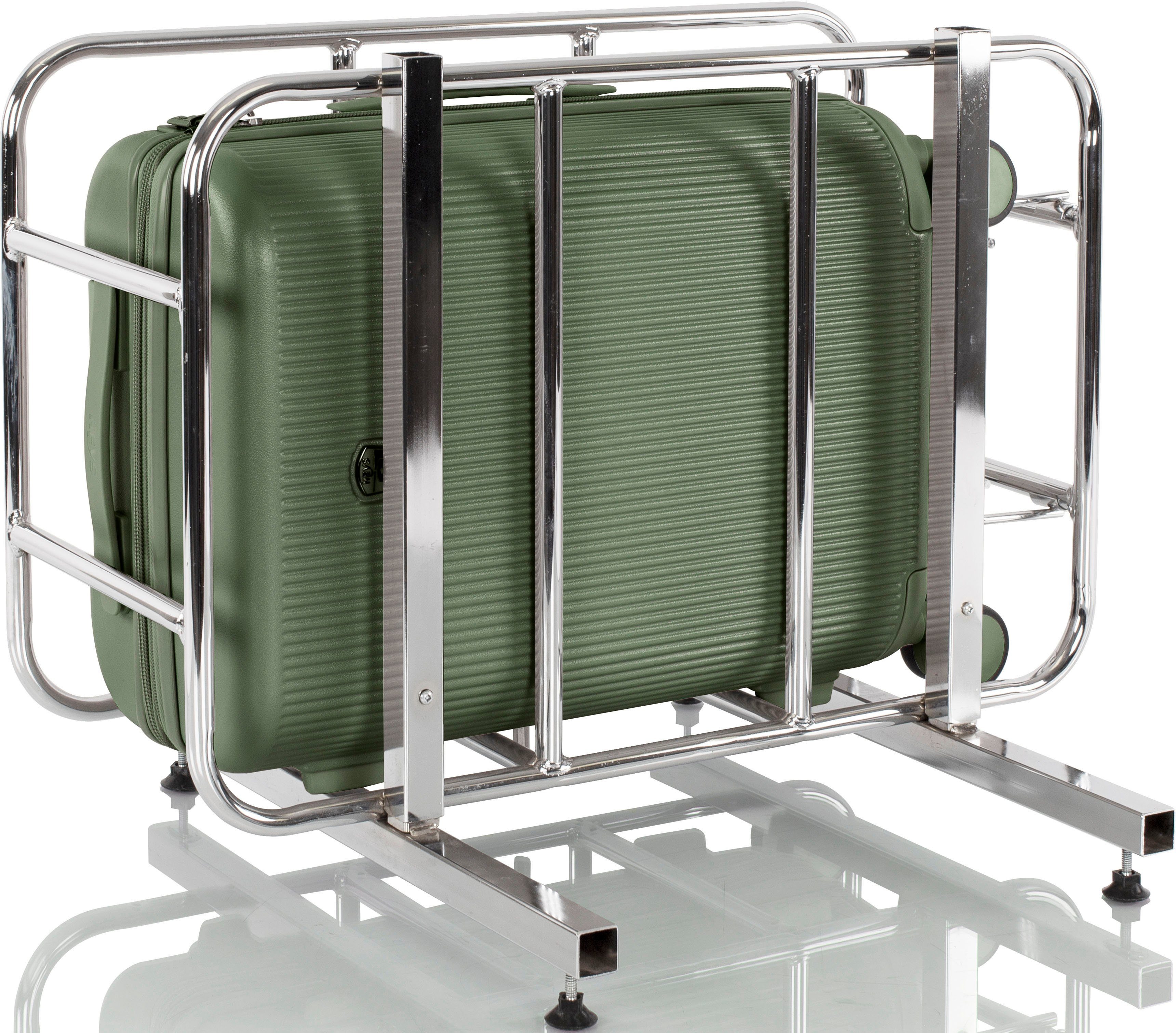 Heys Hardshell-trolley Earthtone, verschillende maten en kleuren Heys x Joachim Llambi reisbagage TSA-slot volumevergroting