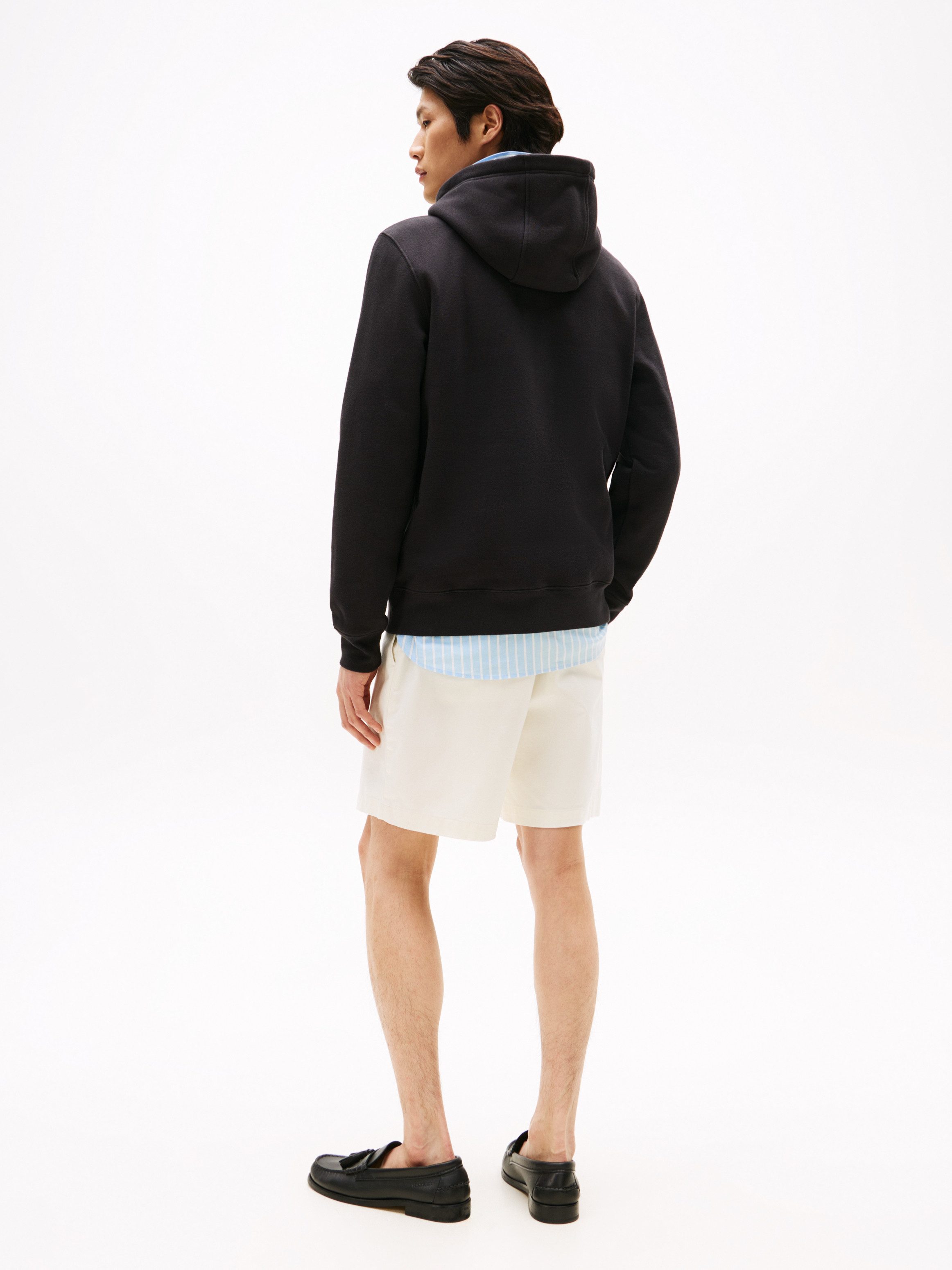 Tommy Hilfiger Hoodie HILFIGER CHEST INSERT HOODY met capuchon, kangoeroezak, logo-inscriptie