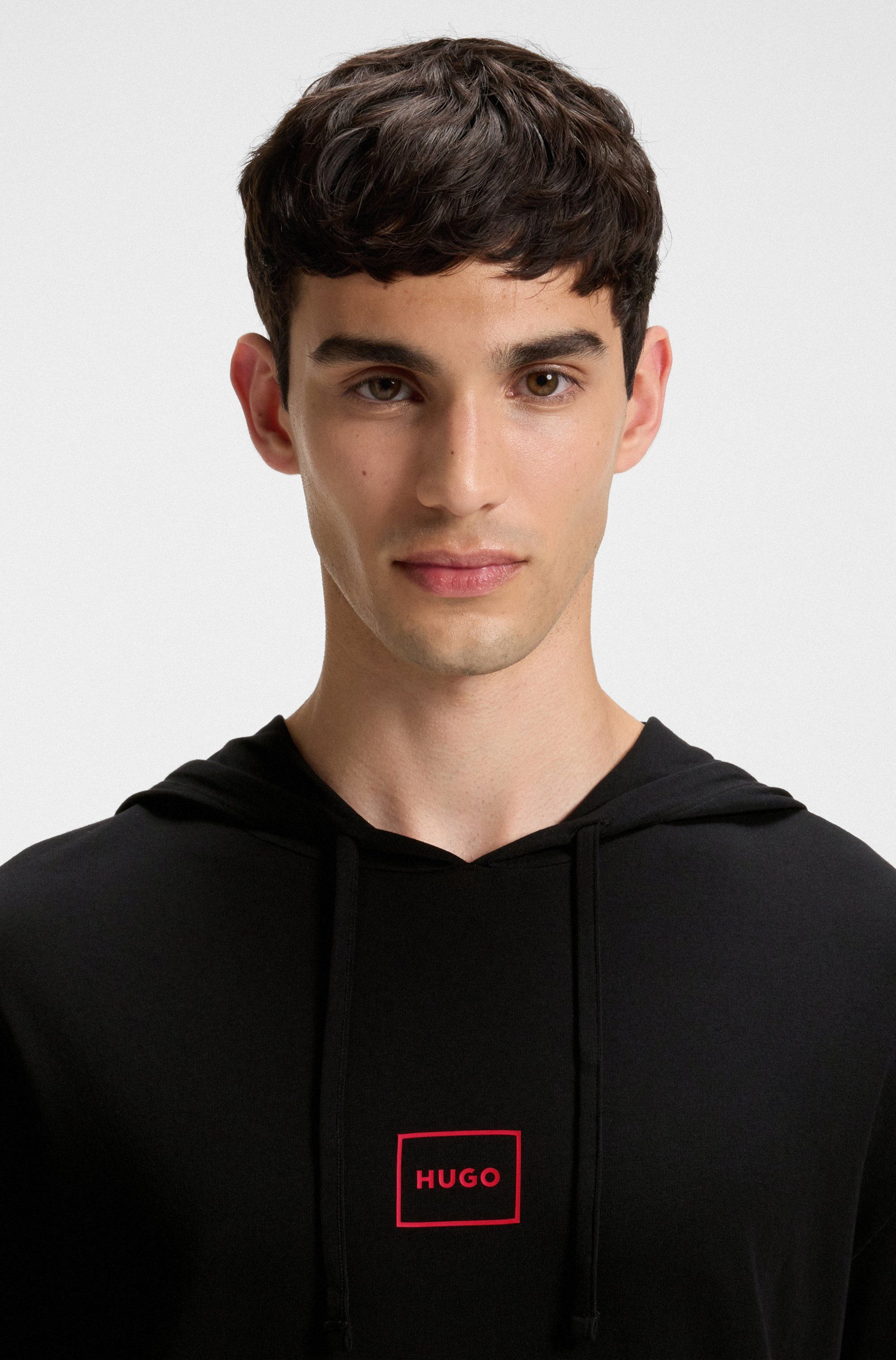 HUGO underwear Hoodie met merklabel