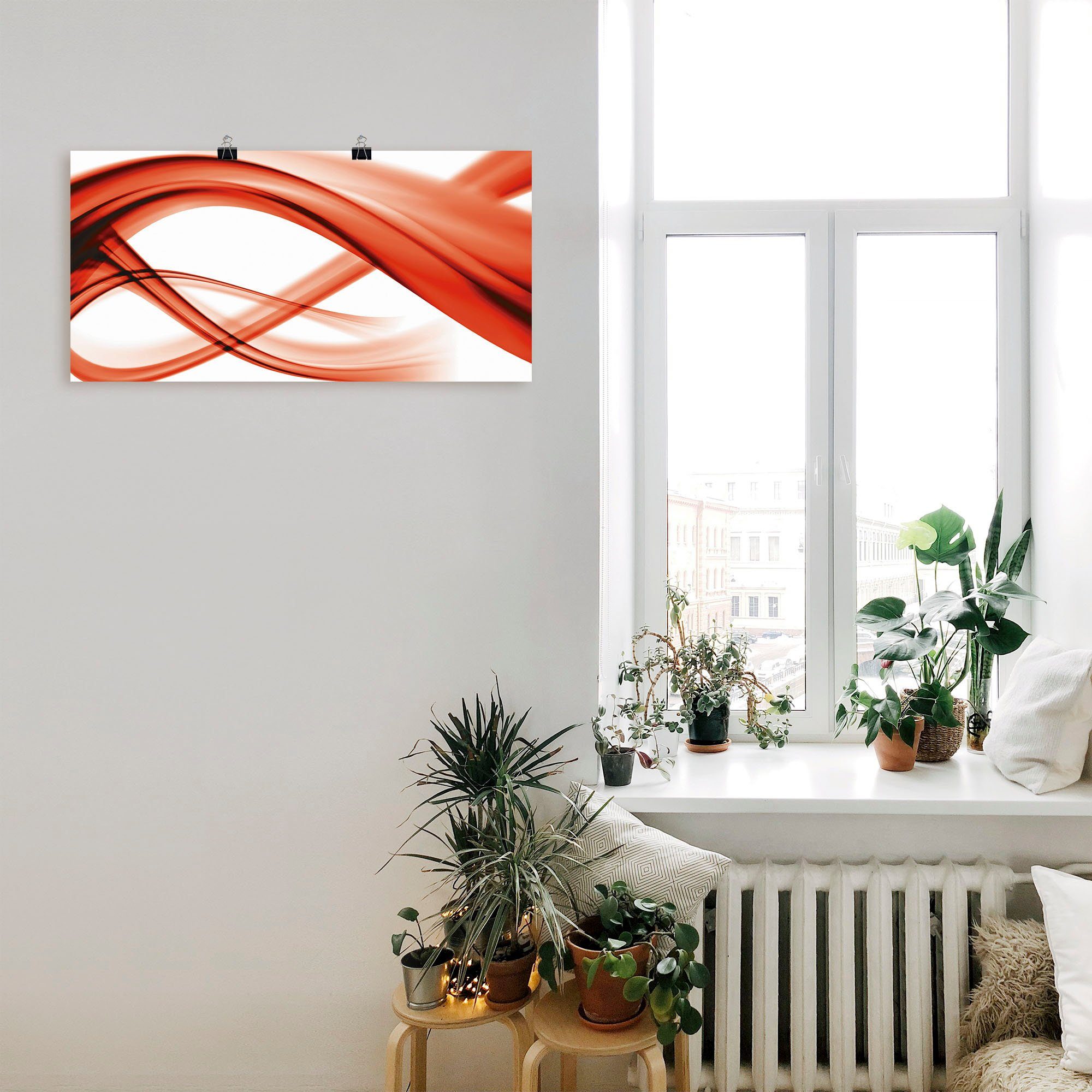 Artland Artprint Abstracte compositie als artprint op linnen, poster in verschillende formaten maten