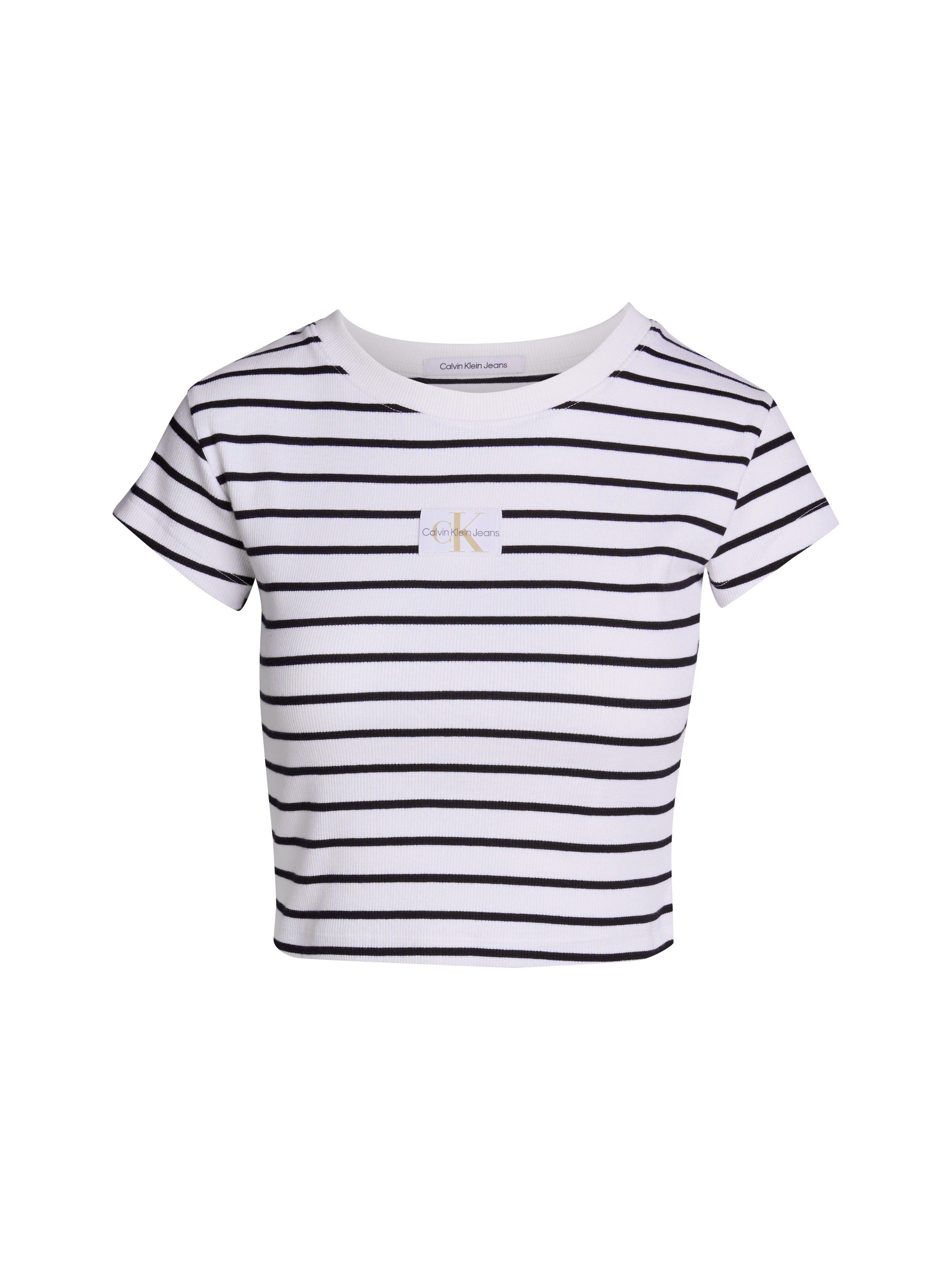 Calvin Klein T-shirt WOVEN LABEL RIB BABY TEE