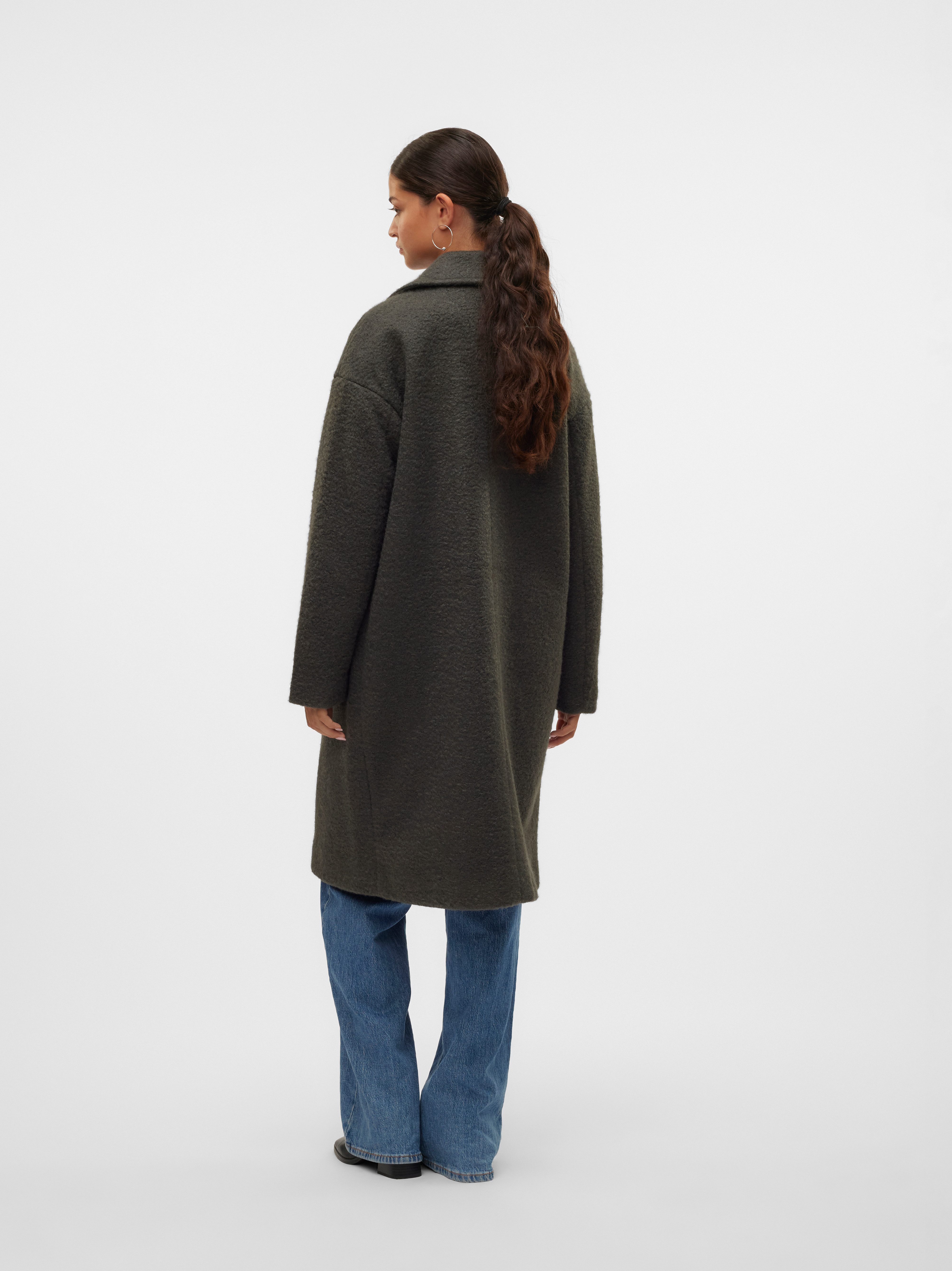 Vero Moda Lange jas VMELITEERIKA LONG COAT BOO