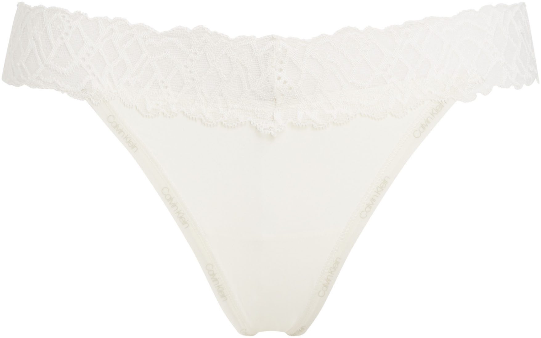 Calvin Klein Stringtanga THONG met kant op de band