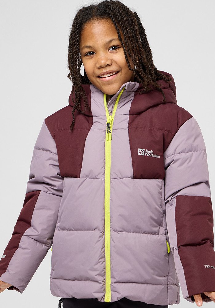 Jack Wolfskin Actamic Down Jacket Kids RDS Donsjack Kinderen 116 wild blossom wild blossom