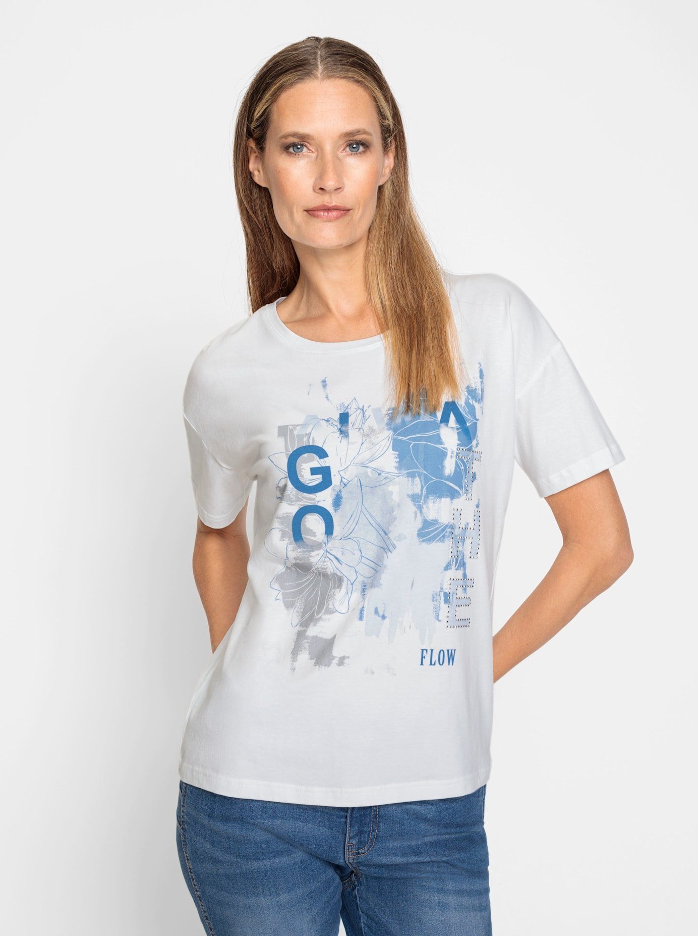 heine Shirt met ronde hals Shirt (1-delig)