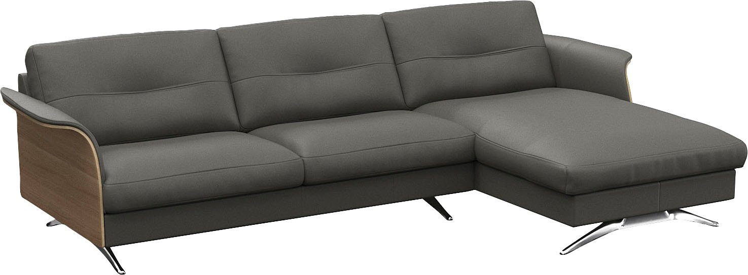 FLEXLUX Hoekbank Glow comfortabel en comfortabel door hoogwaardige zitconstructie, L-vorm