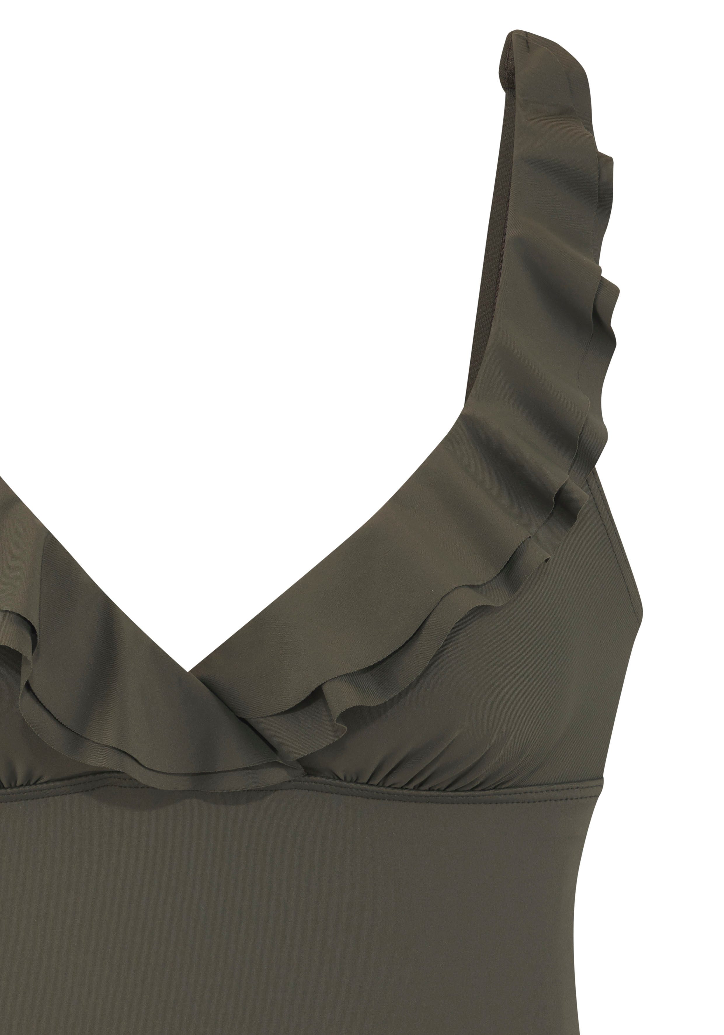 Jette Joop Badpak met elegante ruche en modellerend effect