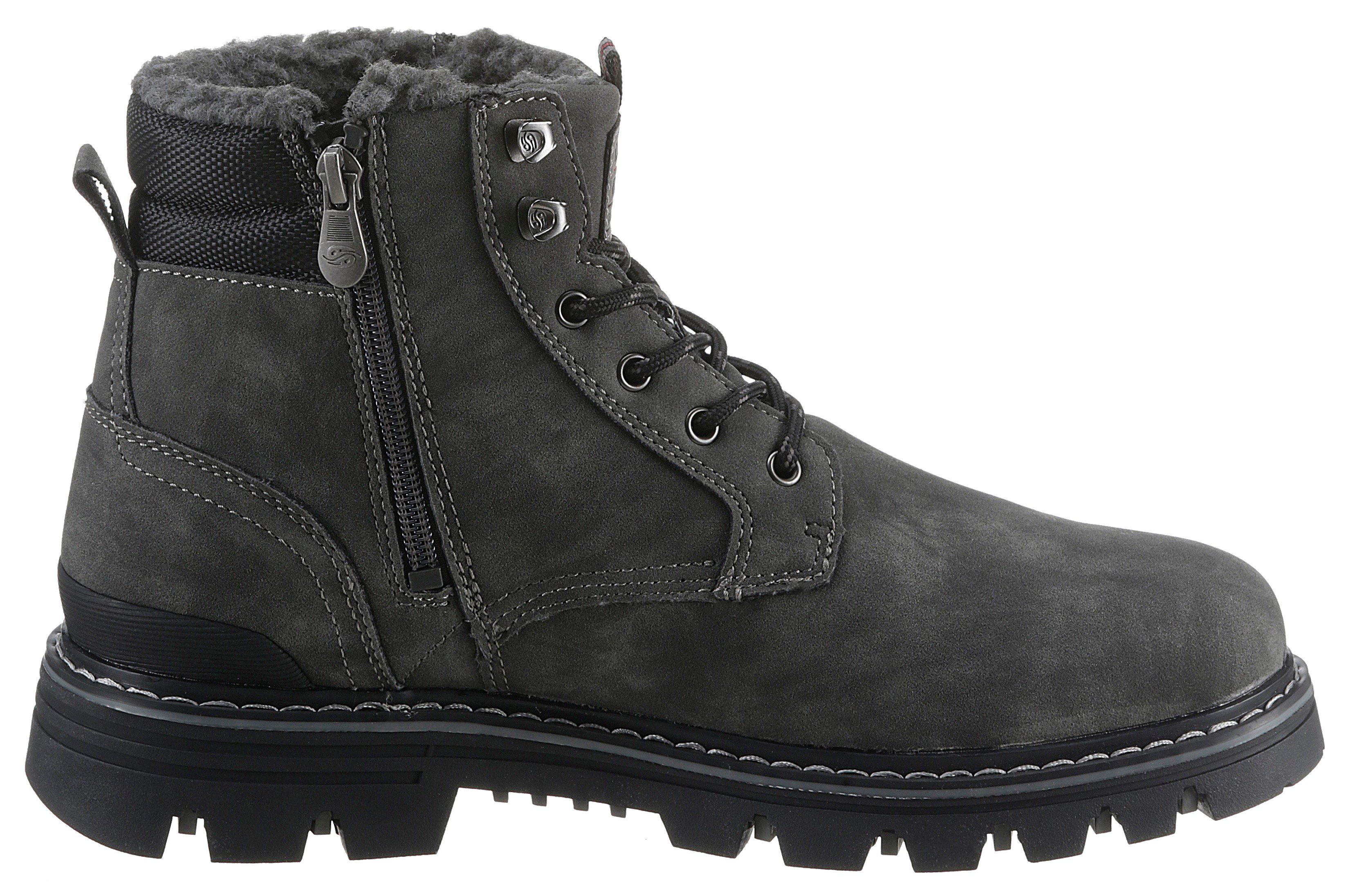 Dockers by Gerli Winterlaarzen Werkschoenen, veterschoenen met blokhak