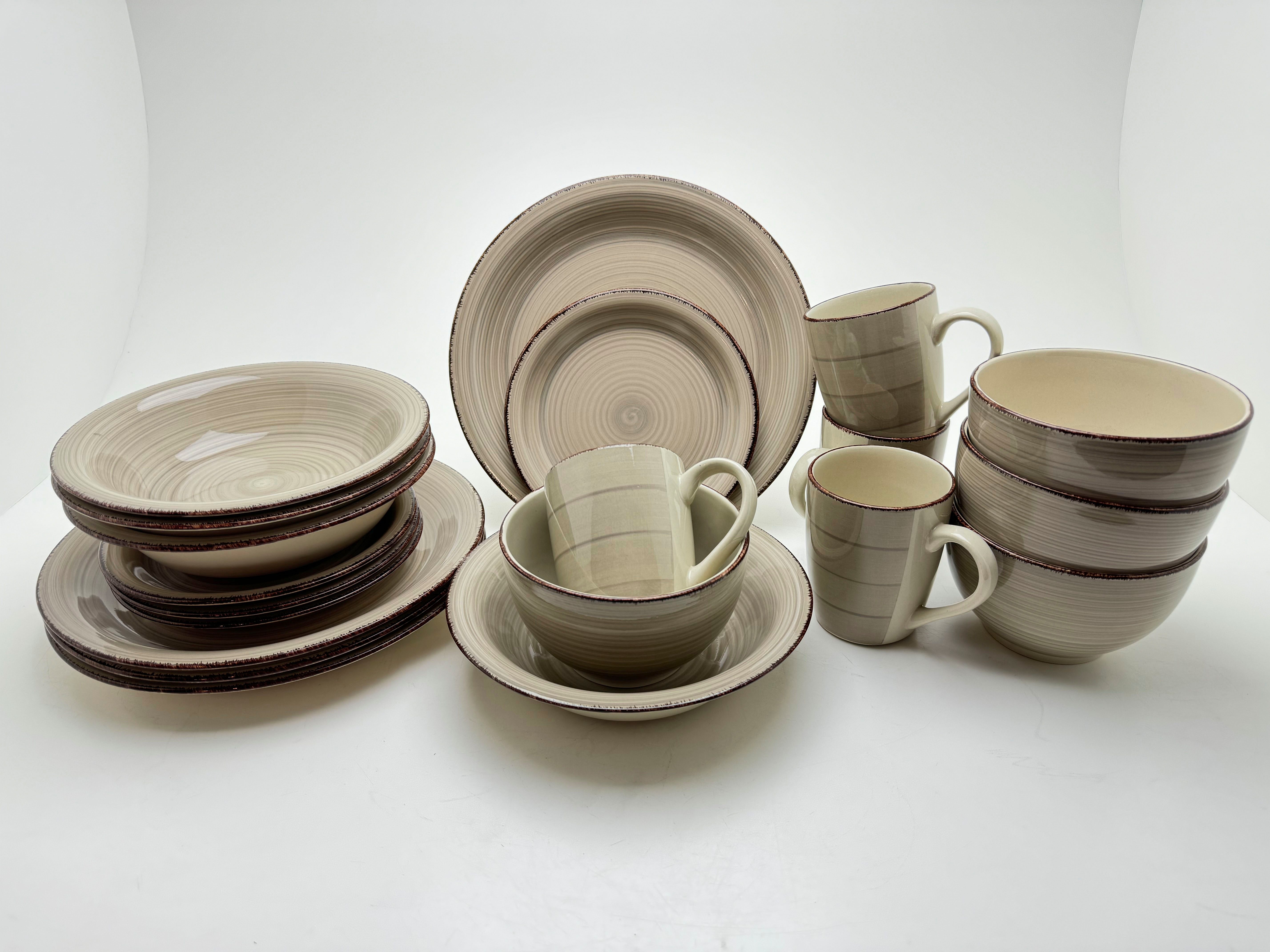 Home affaire Combi-servies Bel Tempo met spiraaldecoratie (set, 20-delig)