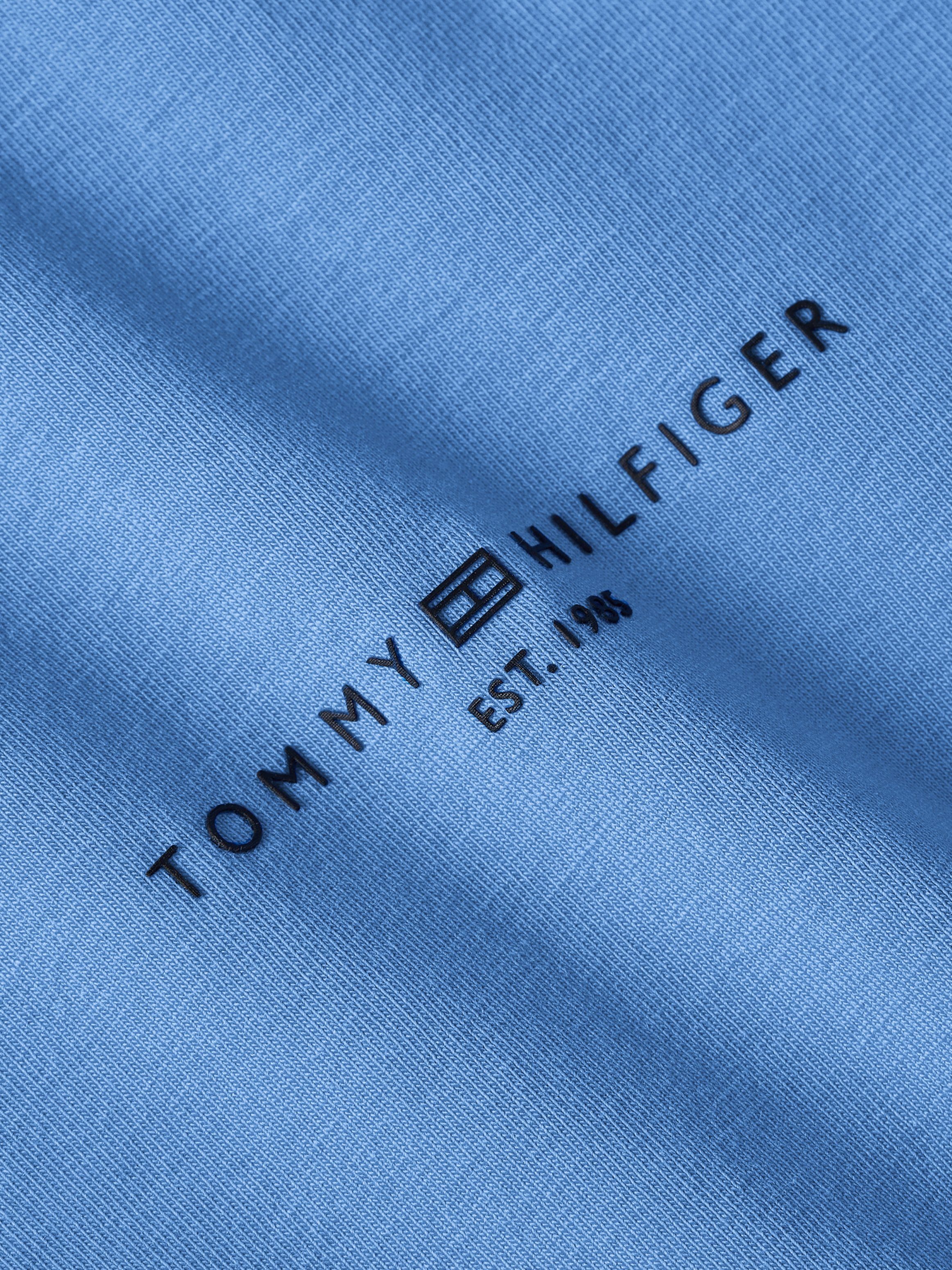 Tommy Hilfiger Shirt met lange mouwen 1985 REG MINI CORP LOGO C-NK LS met logo opschrift op borsthoogte