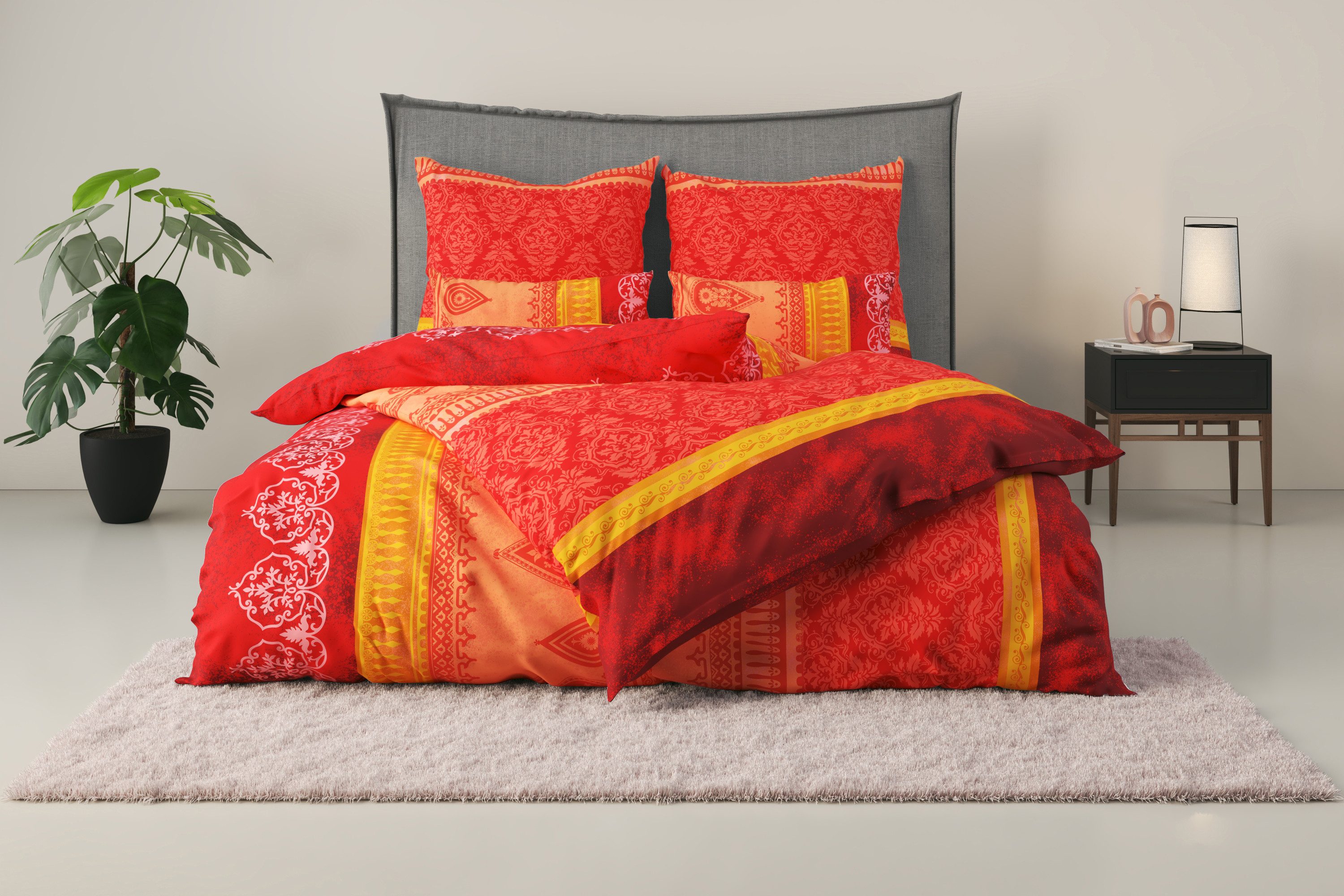 Home affaire Beddengoed Sonnenham in maat 135x200 of 155x220 cm, 100% katoen, paisley (2-delig)