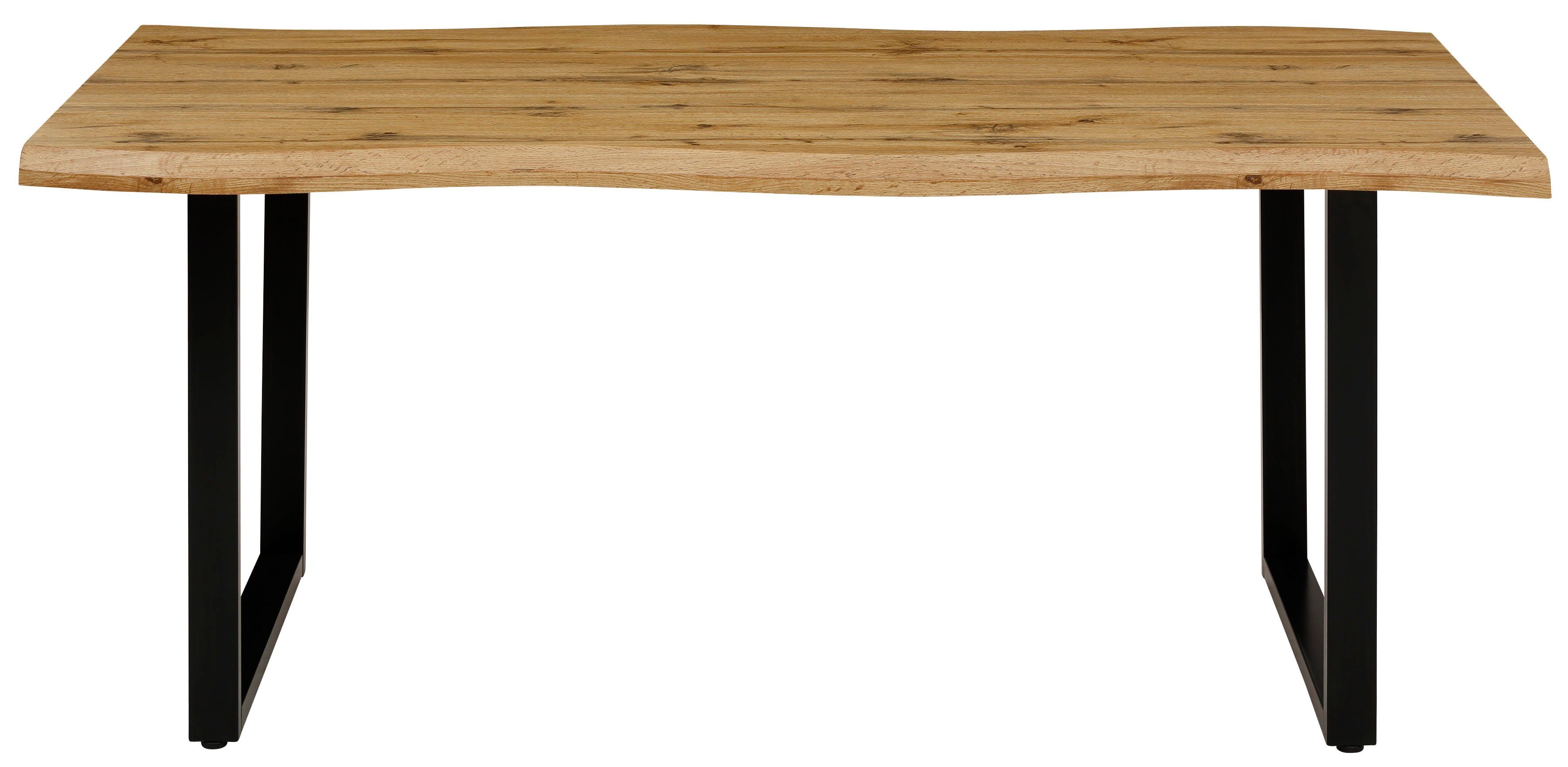 HELA Eettafel GISELLE boomkanttafel, keukentafel, TOPSELLER! OTTOs Choice Sledeframe metaal, industrieel design, 140 - 200 cm breedte, 2 kleuren