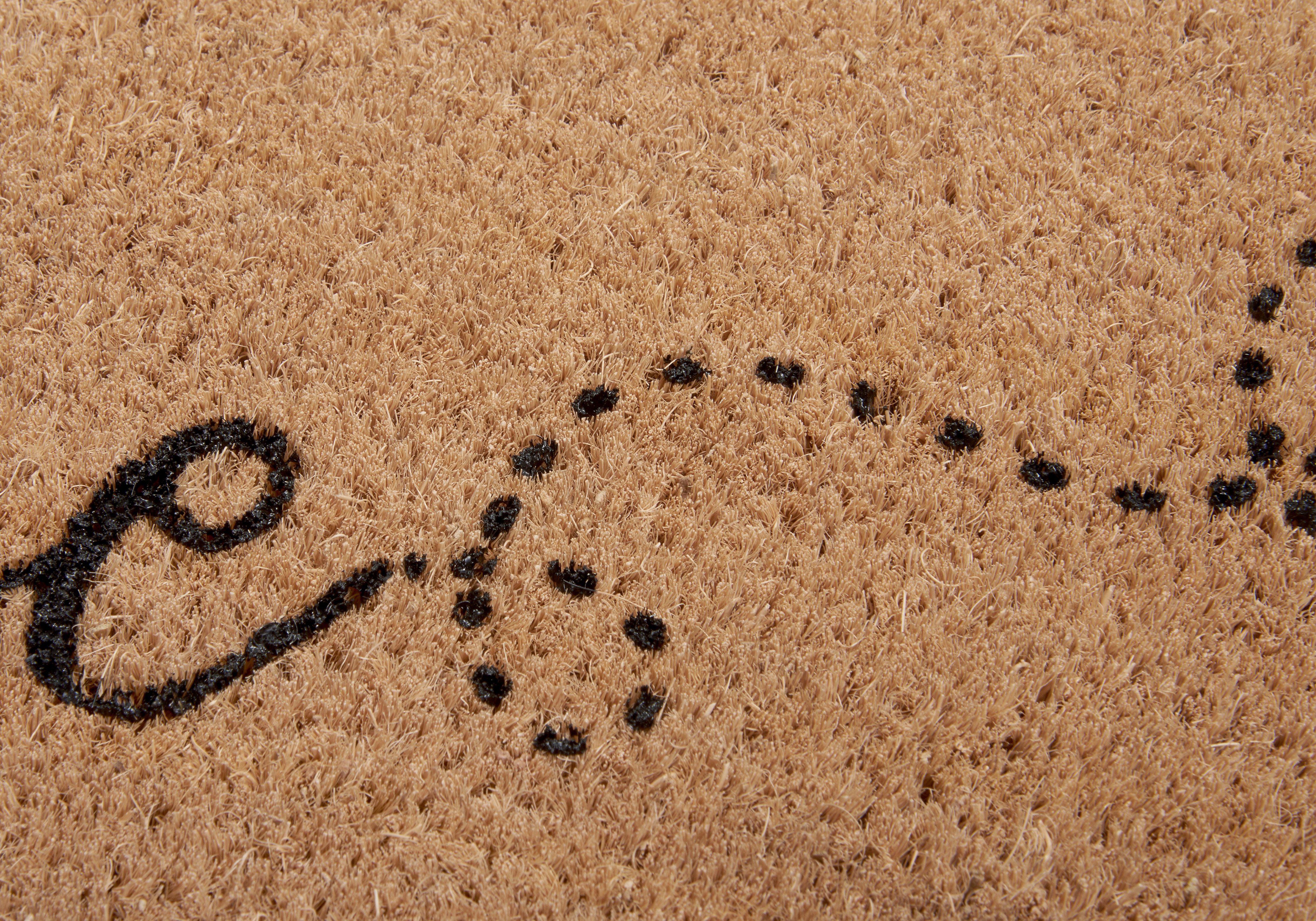 HANSE Home Mat Kokos Bee Welcome, deurmat Kokos, vuilopvangmat, outdoor, antislip, binnen, kokosmat, gang