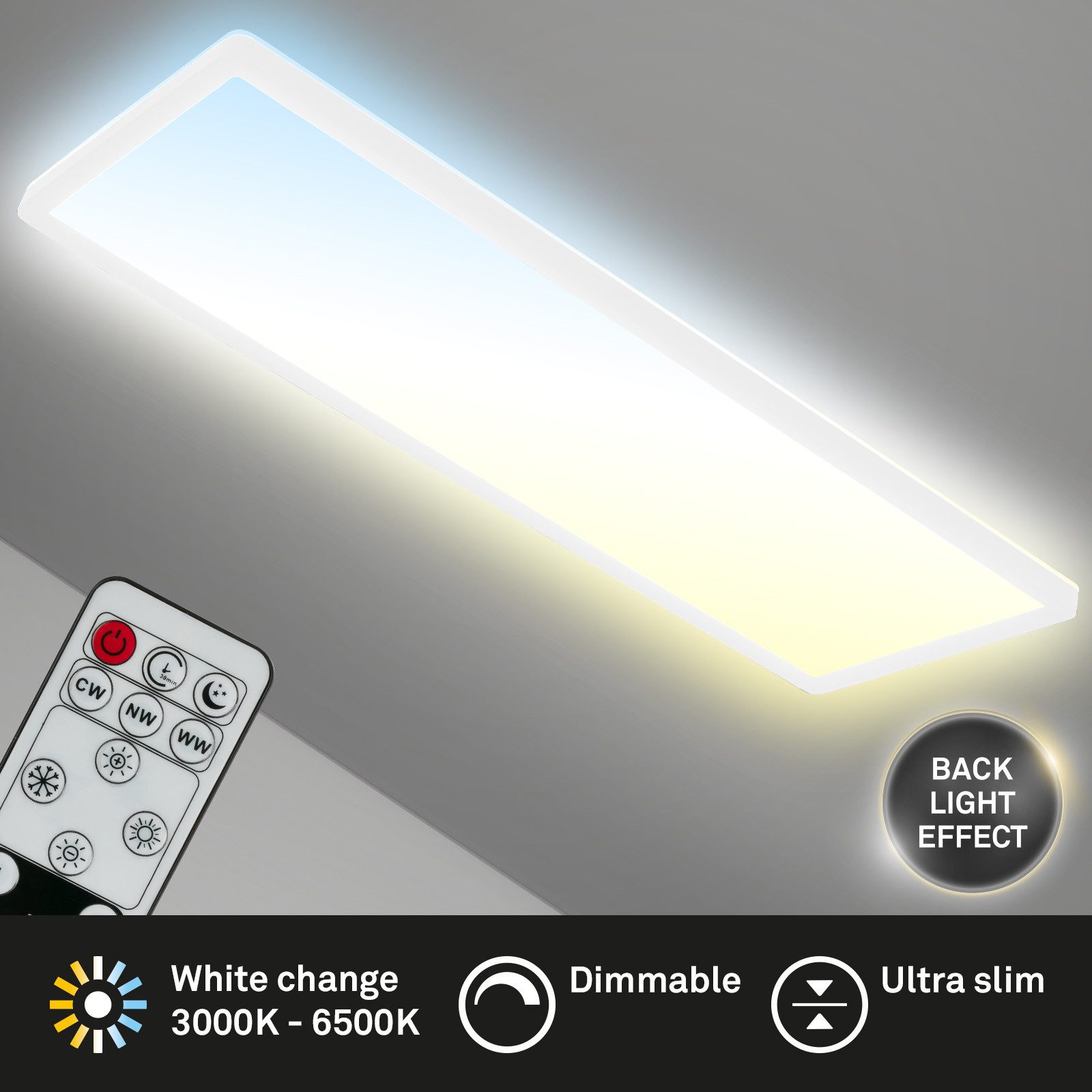 Briloner Leuchten Led-paneel SLIM