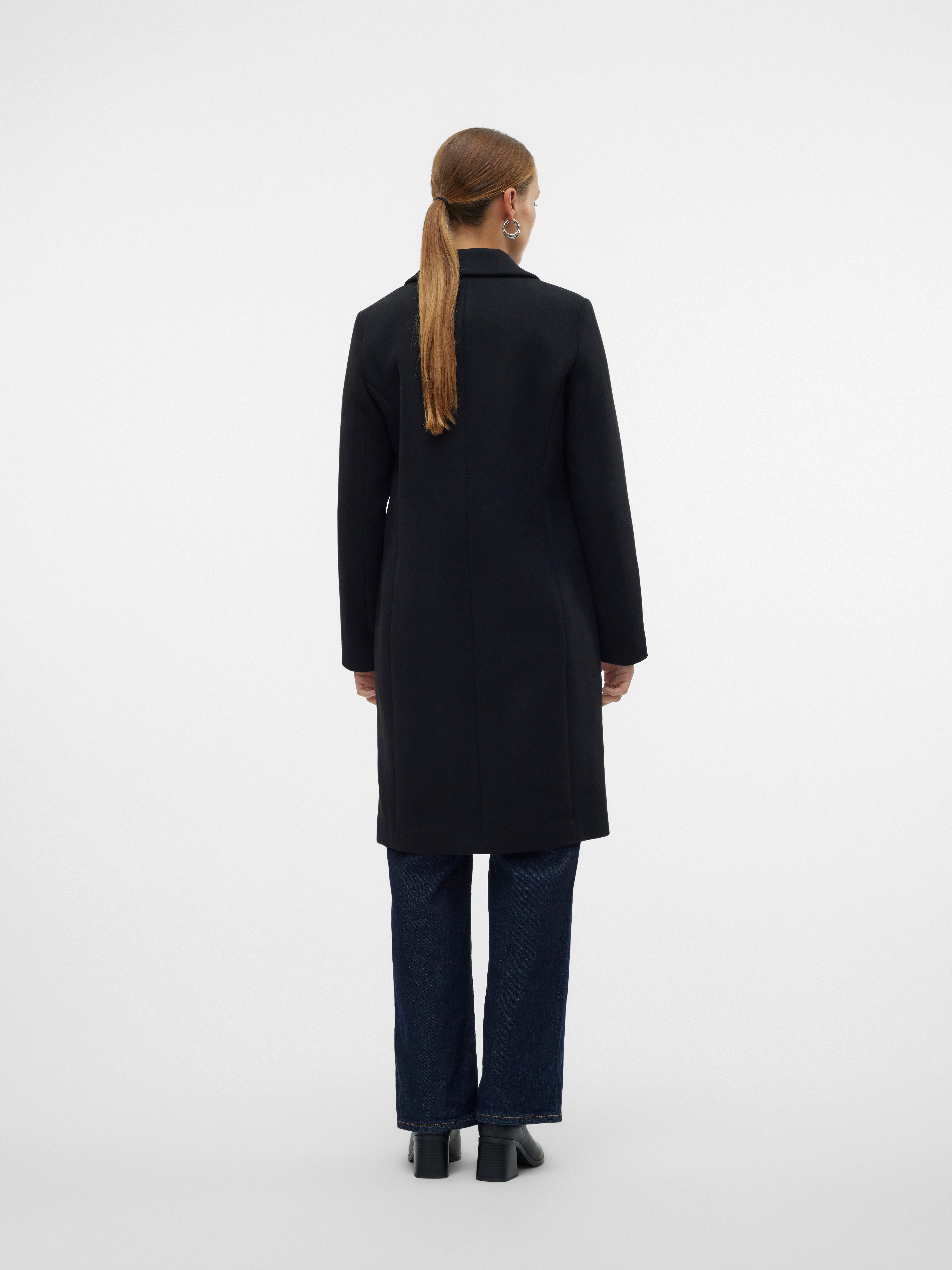 Vero Moda Lange jas VMBLAZA LONG WOOL COAT