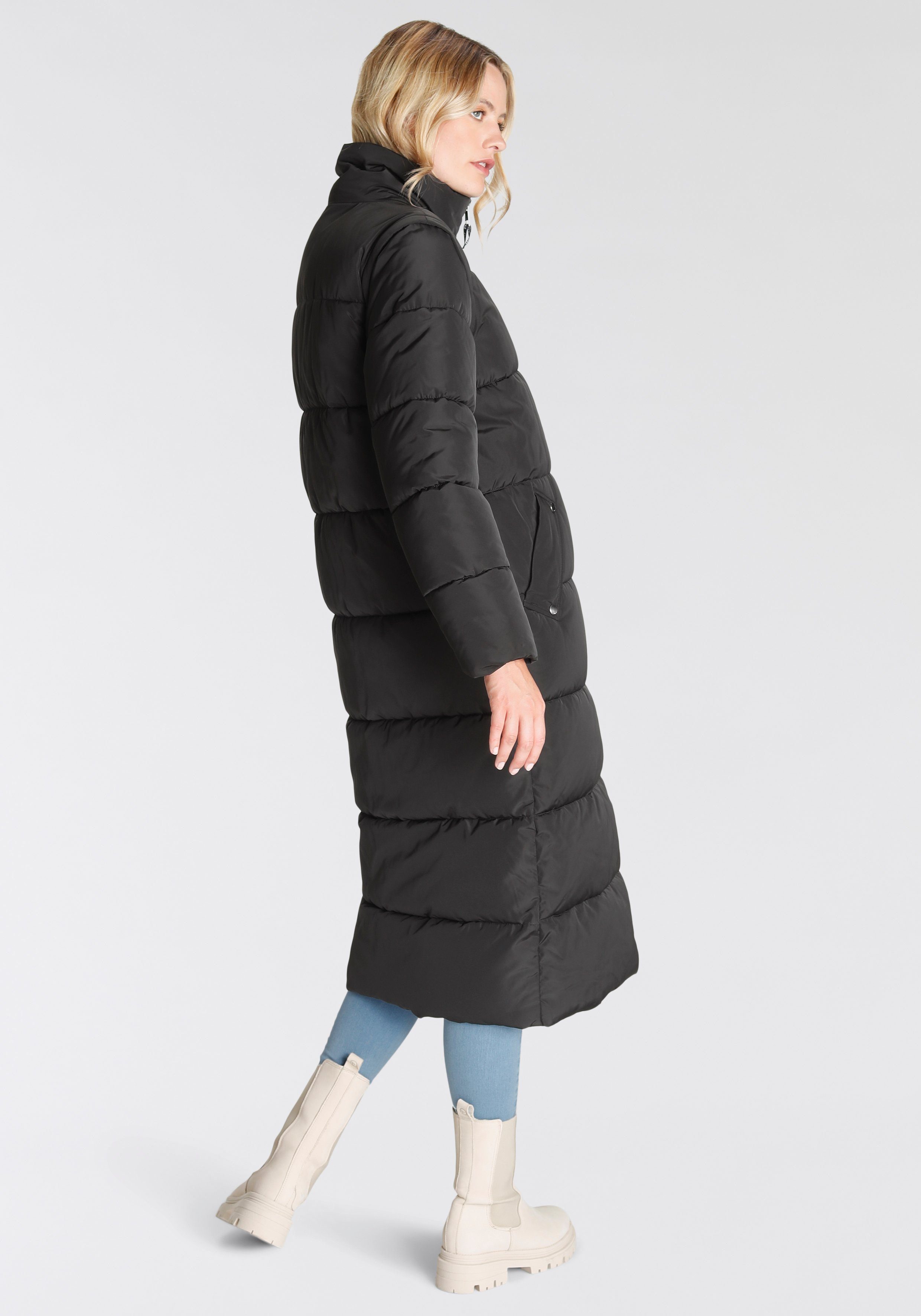 Only Gewatteerde jas ONLIRINA X-LONG 2IN1 PUFFER OTW