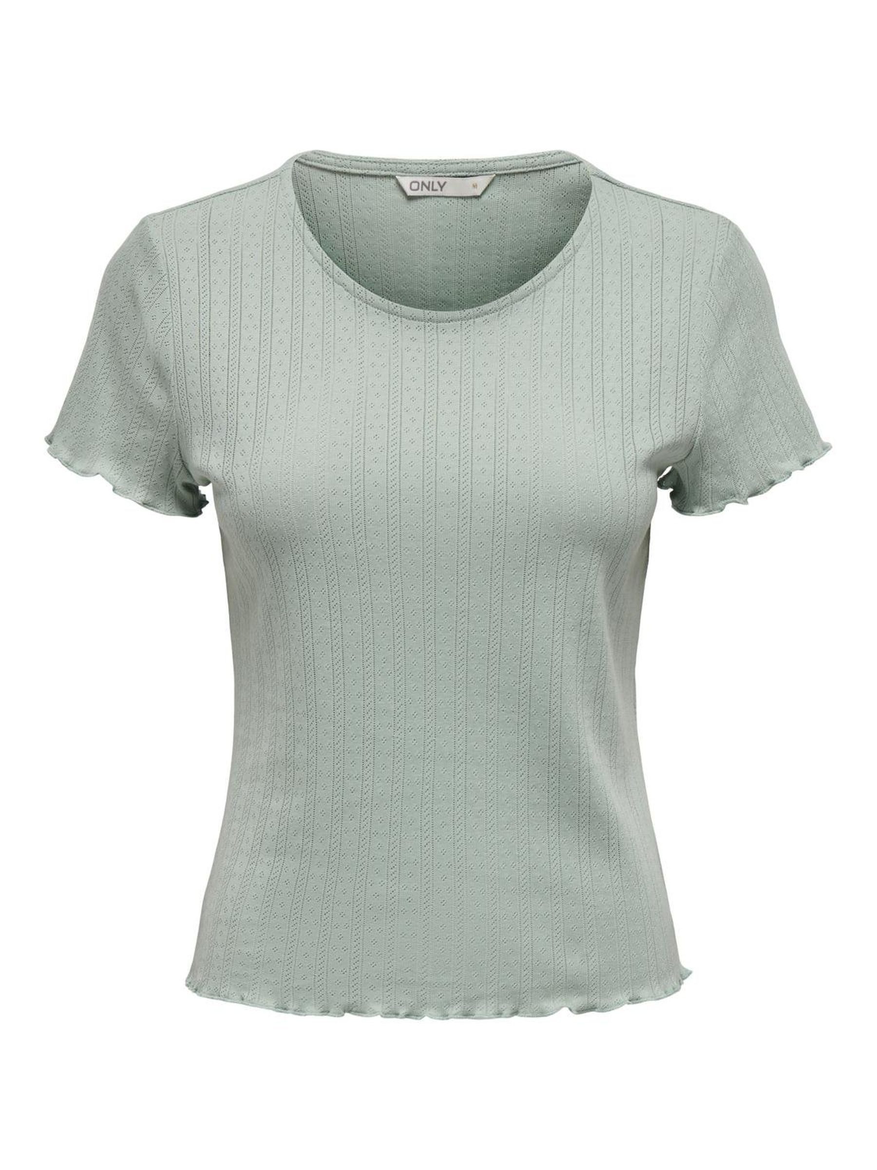 Only Shirt met korte mouwen ONLCARLOTTA S/S TOP JRS NOOS