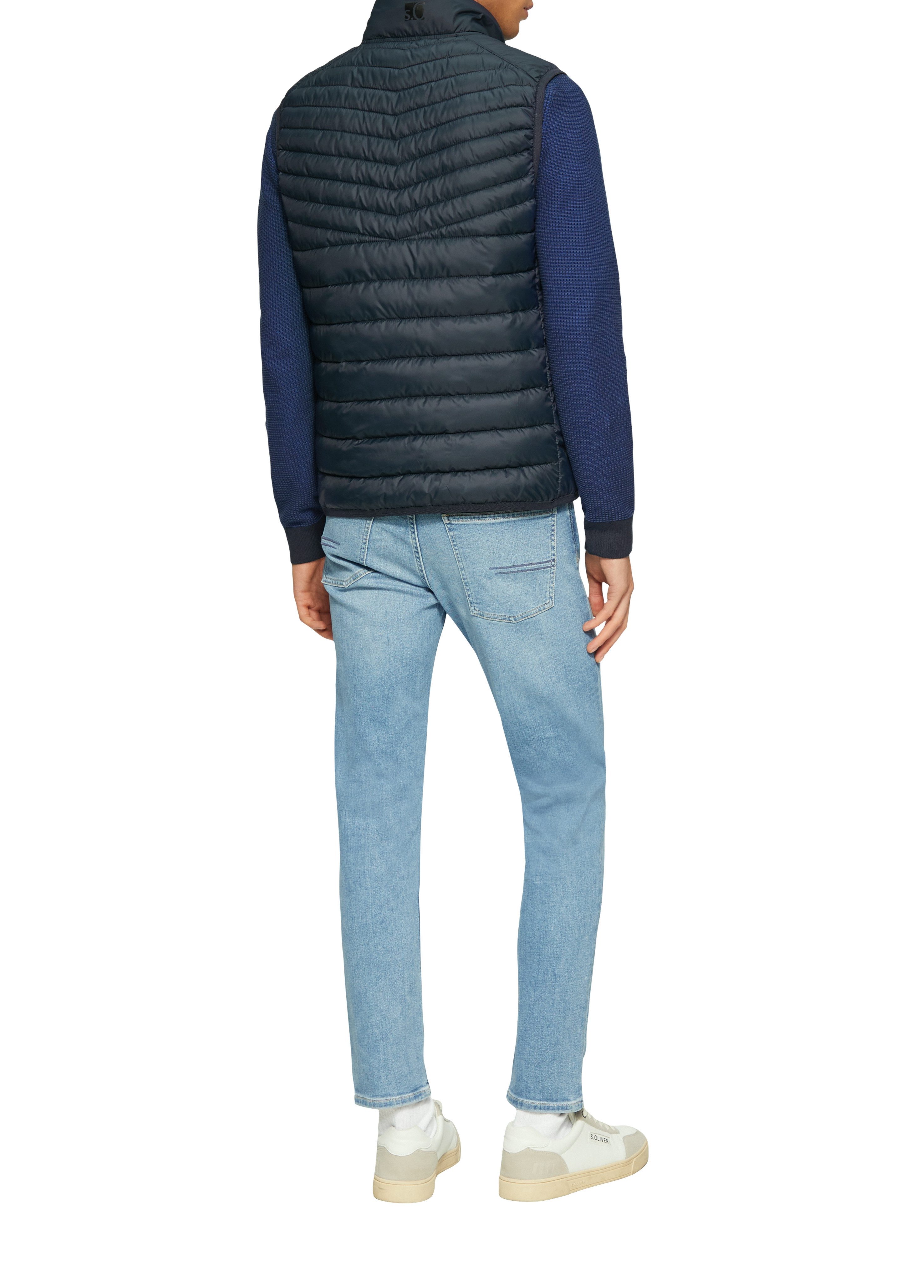 s.Oliver Bodywarmer met contrastkleurige details