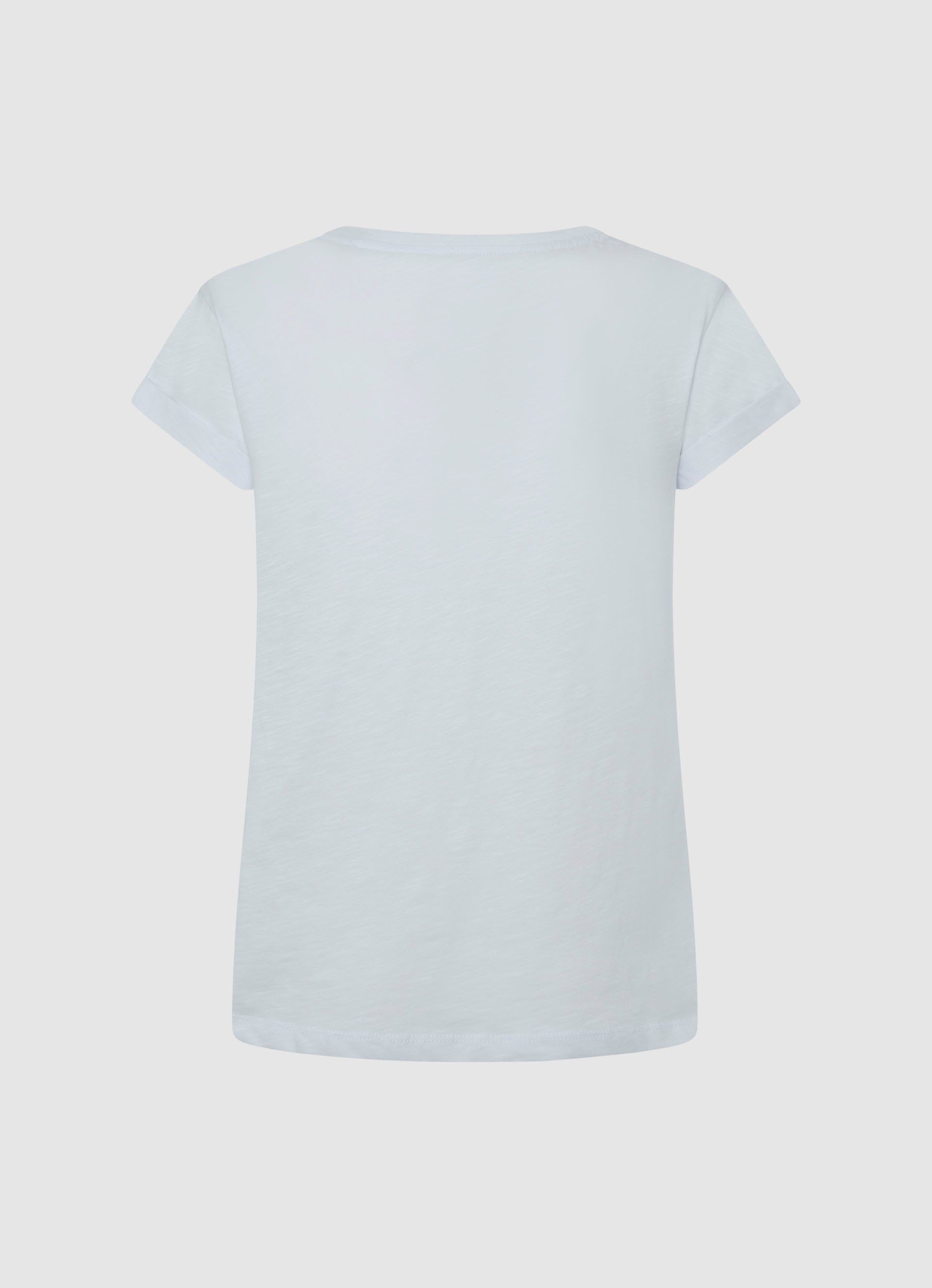Pepe Jeans T-shirt Eileen van gestructureerde katoenkwaliteit