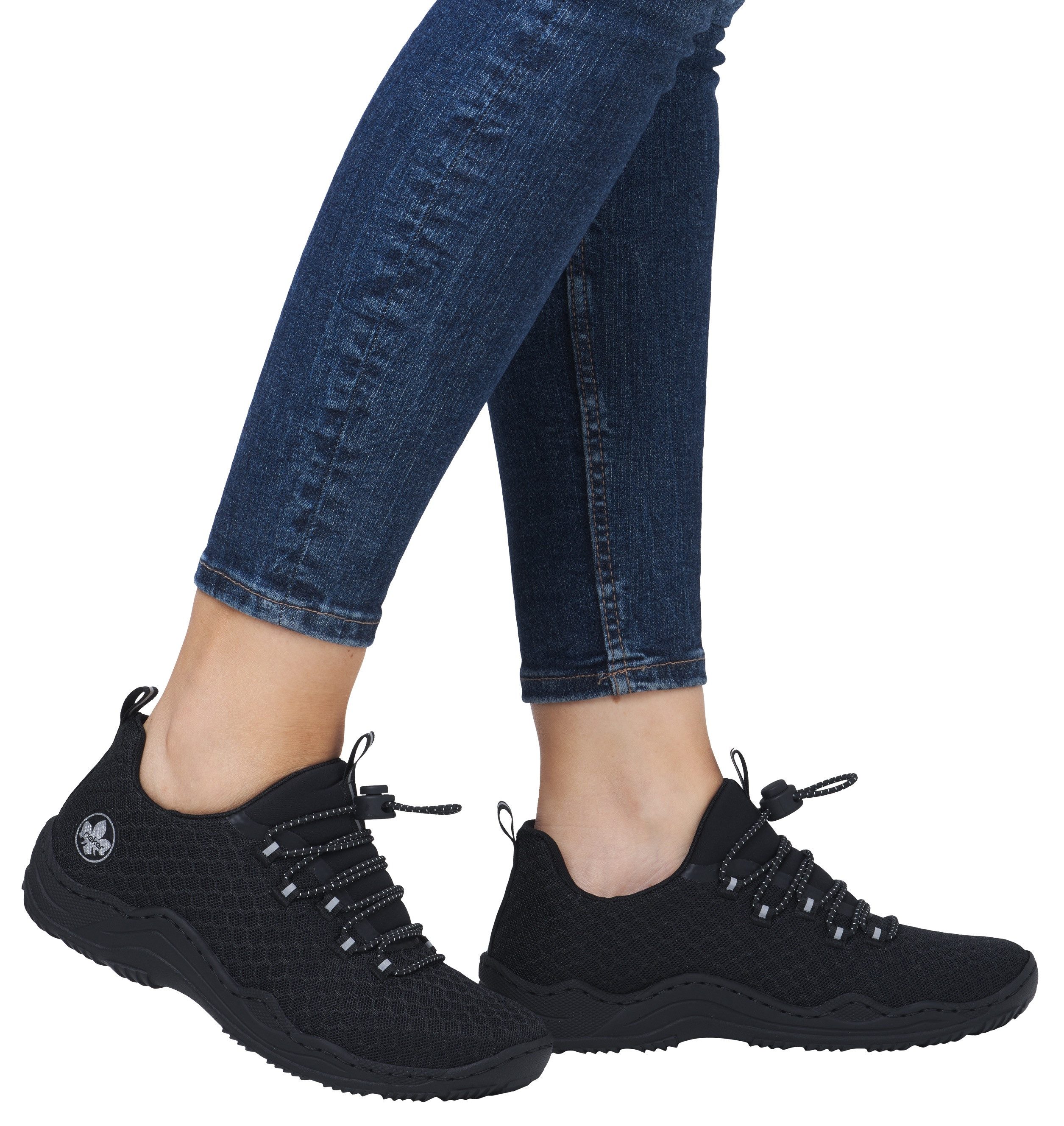 Rieker Slip-on sneakers Outdoor schoen, instapschoen, slipper met praktische snelsluiting