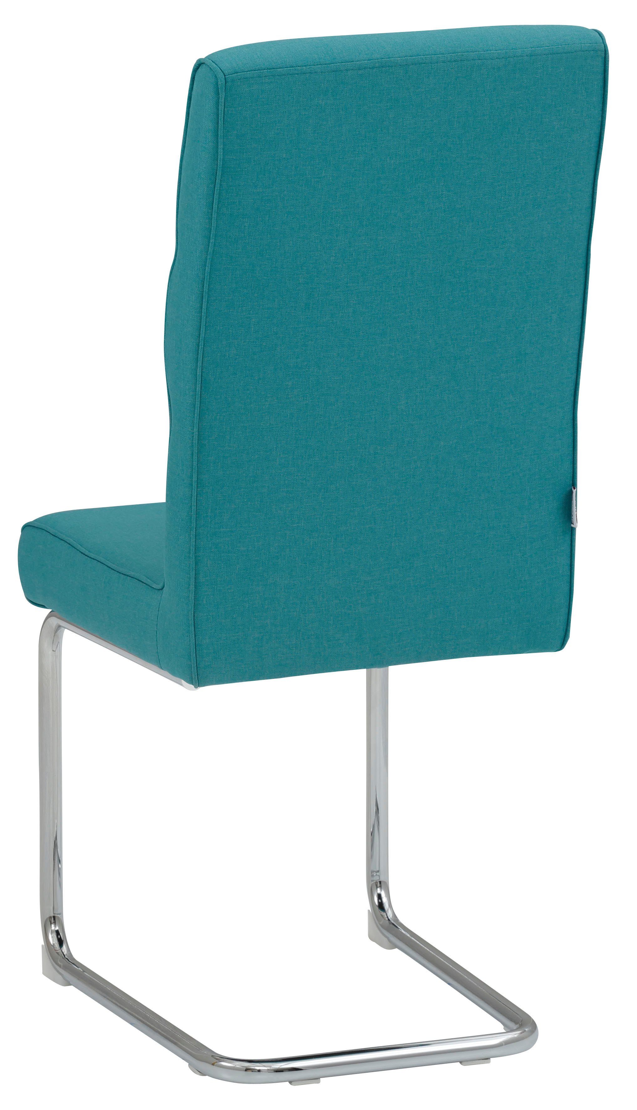 INOSIGN Vrijdragende stoel Lano in een set van 2, zacht beklede zitting, onderstel van metaal, zithoogte 50 cm