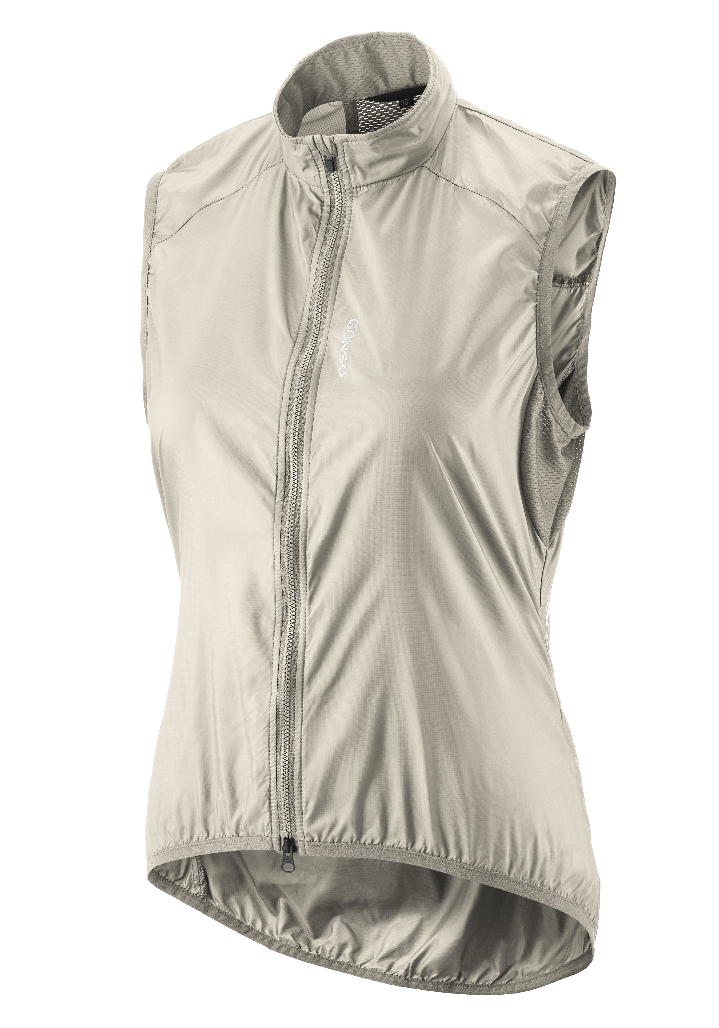 Gonso Functionele bodywarmer Road Vest Wind W Dames vest, ademend fietsvest, lichte windvest, tight fit