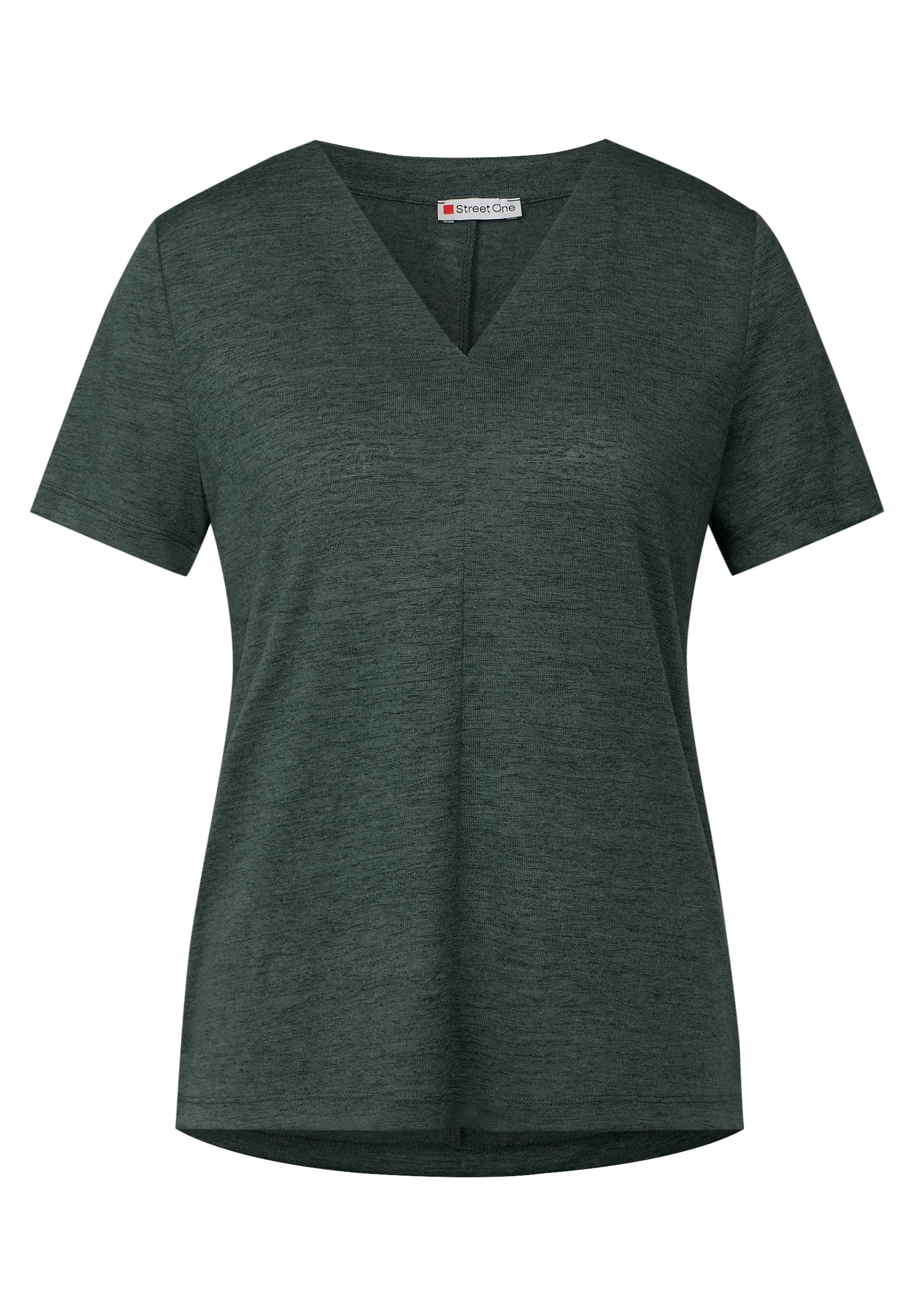 STREET ONE T-shirt met v-hals