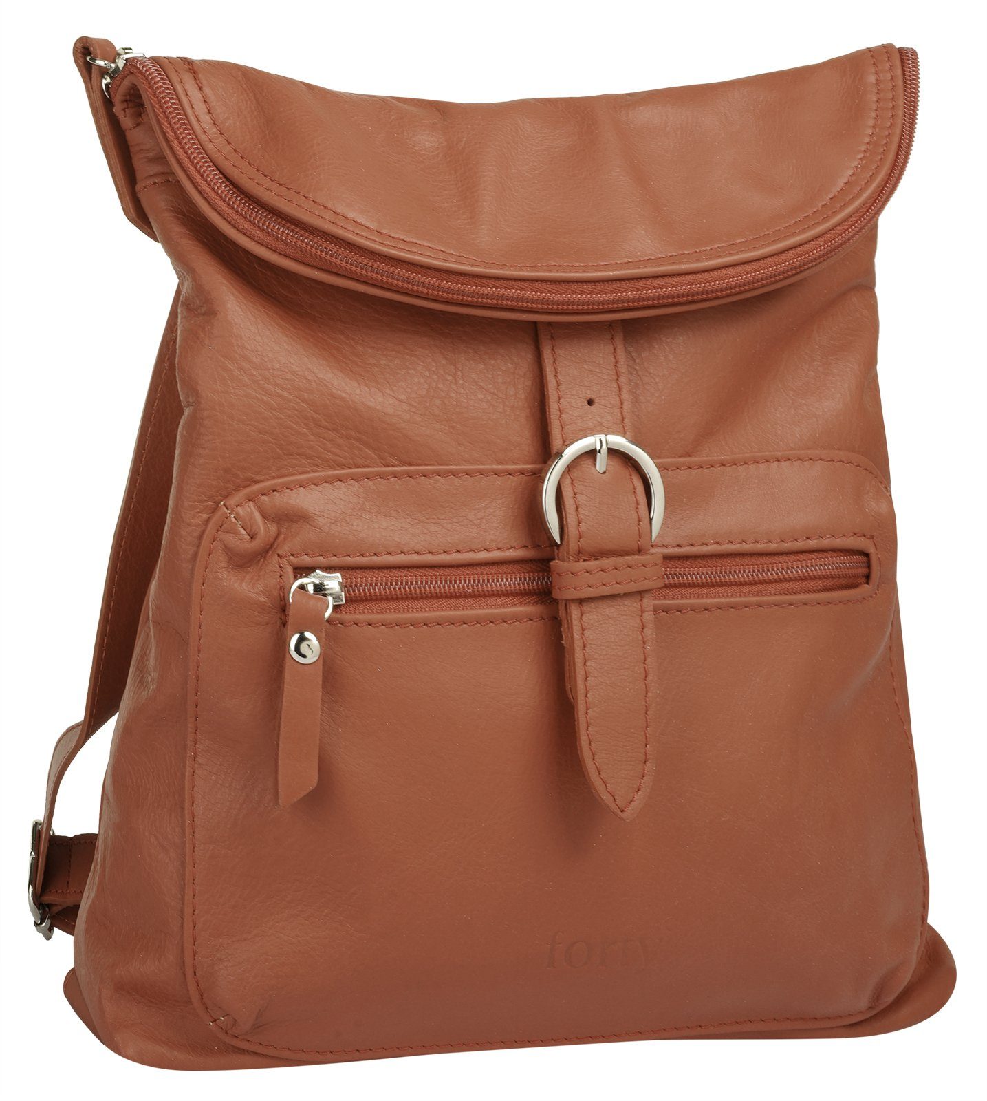 Forty Degrees Rugzak echt leer, made in italy