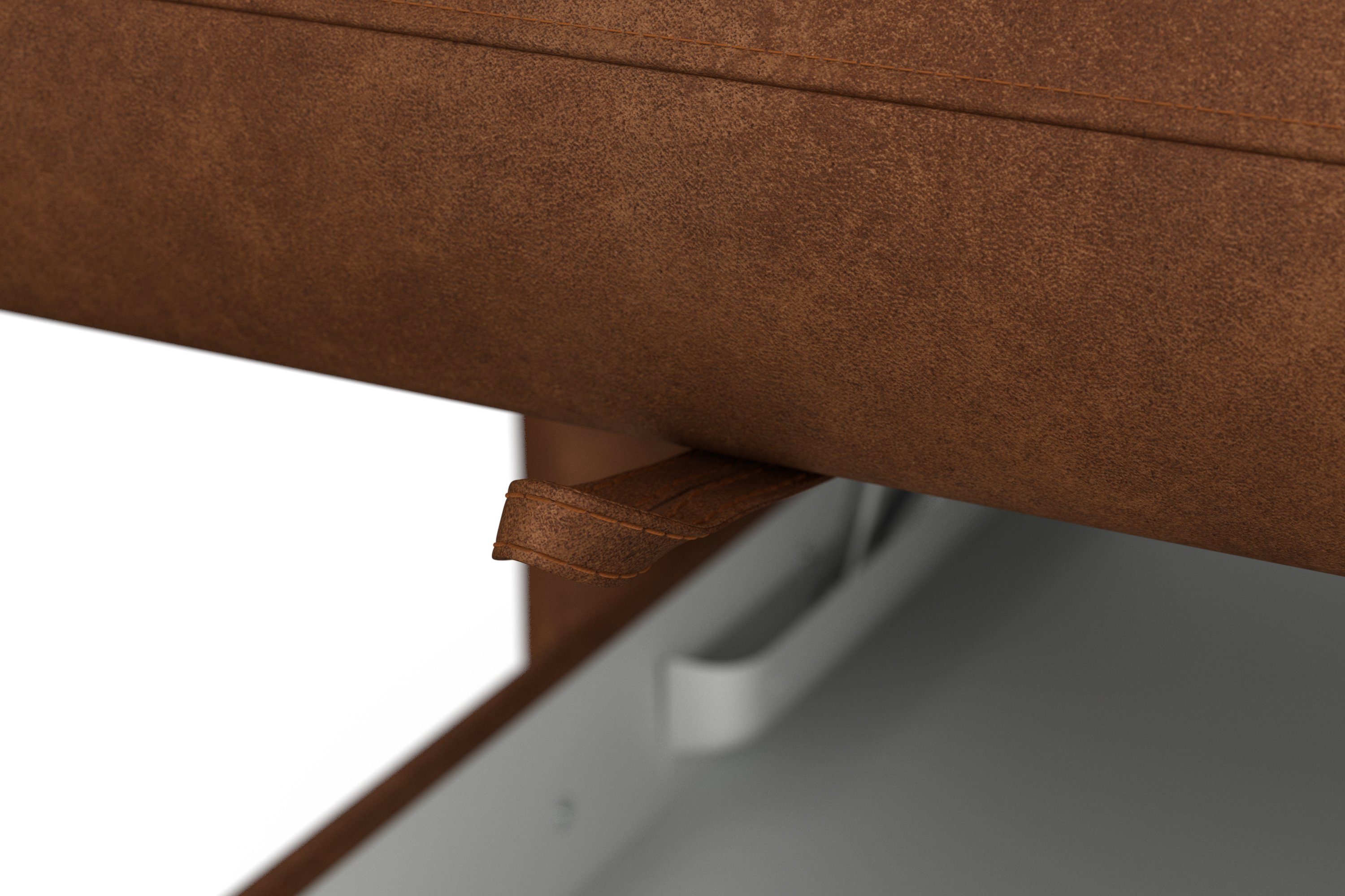 sit&more Hoekbank Grenoble L-vorm met bonnellvering optioneel met bedfunctie, bedlade, arm- en hoofdsteunverstelling