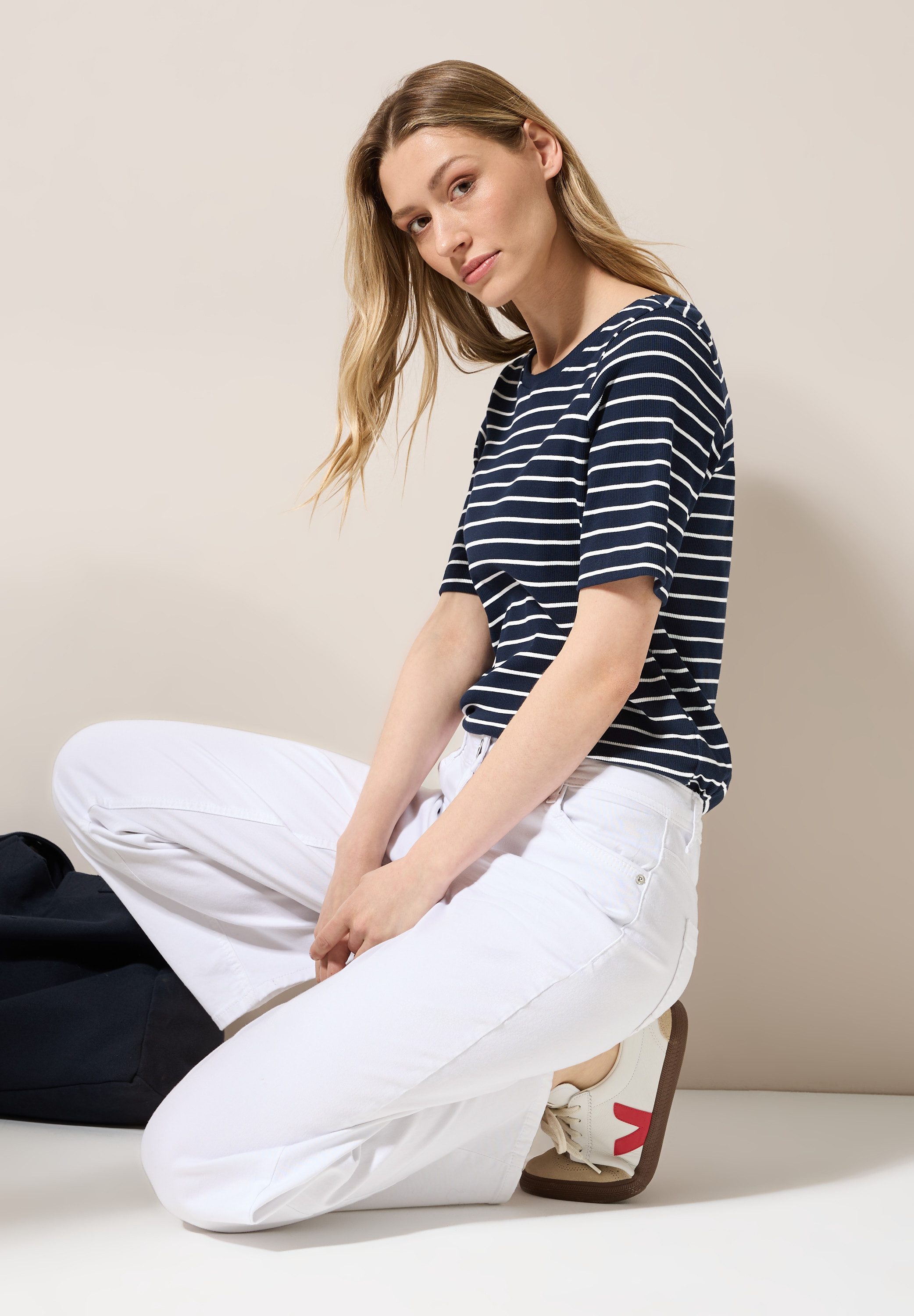 Cecil T-shirt met streepmotief