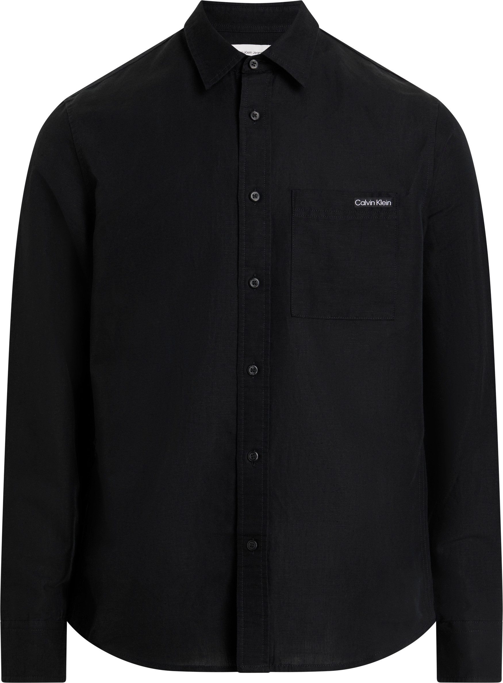 Calvin Klein Linnen overhemd LINEN COTTON SHIRT