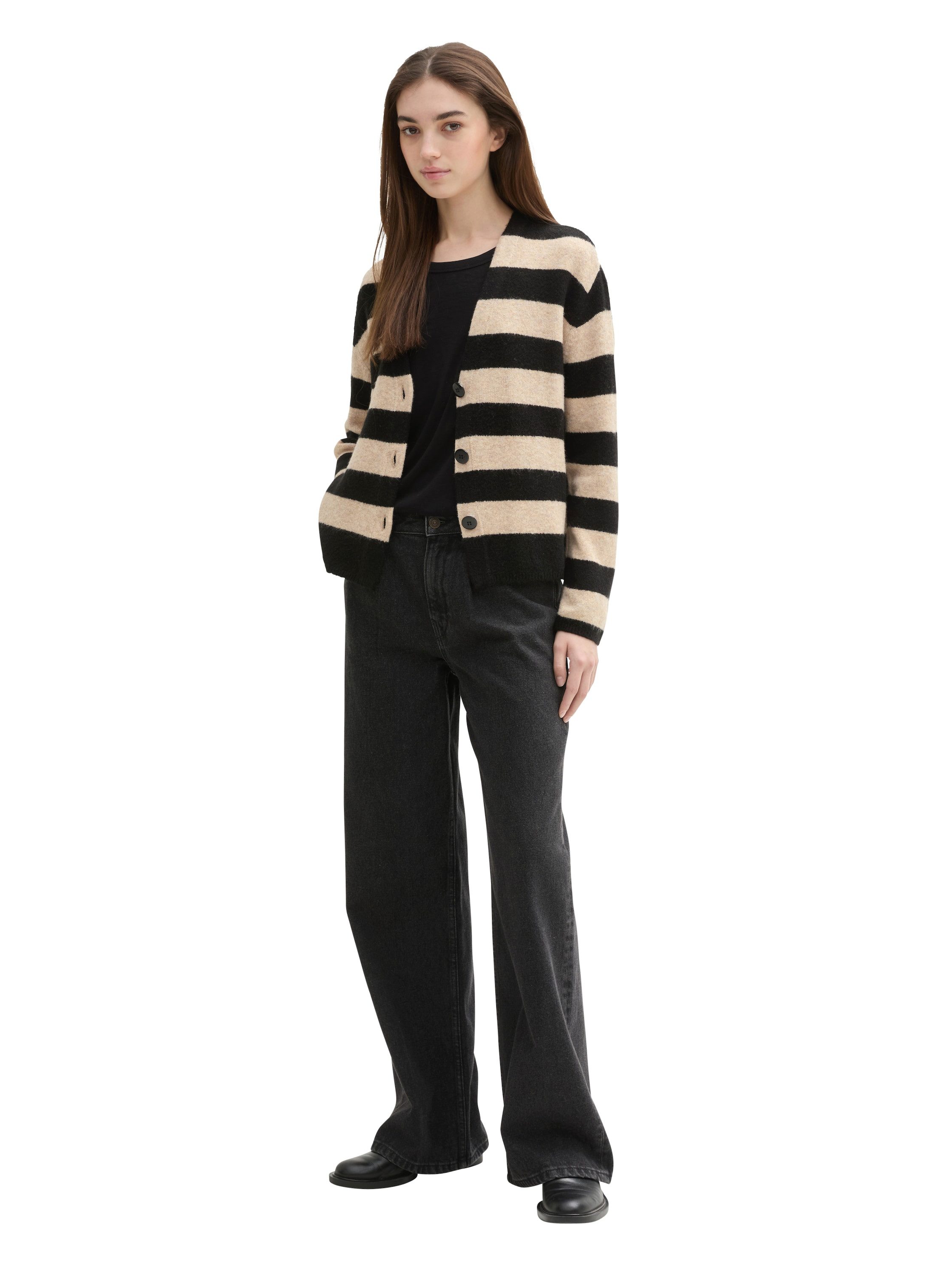 Tom Tailor Denim Cardigan met gestreept patroon
