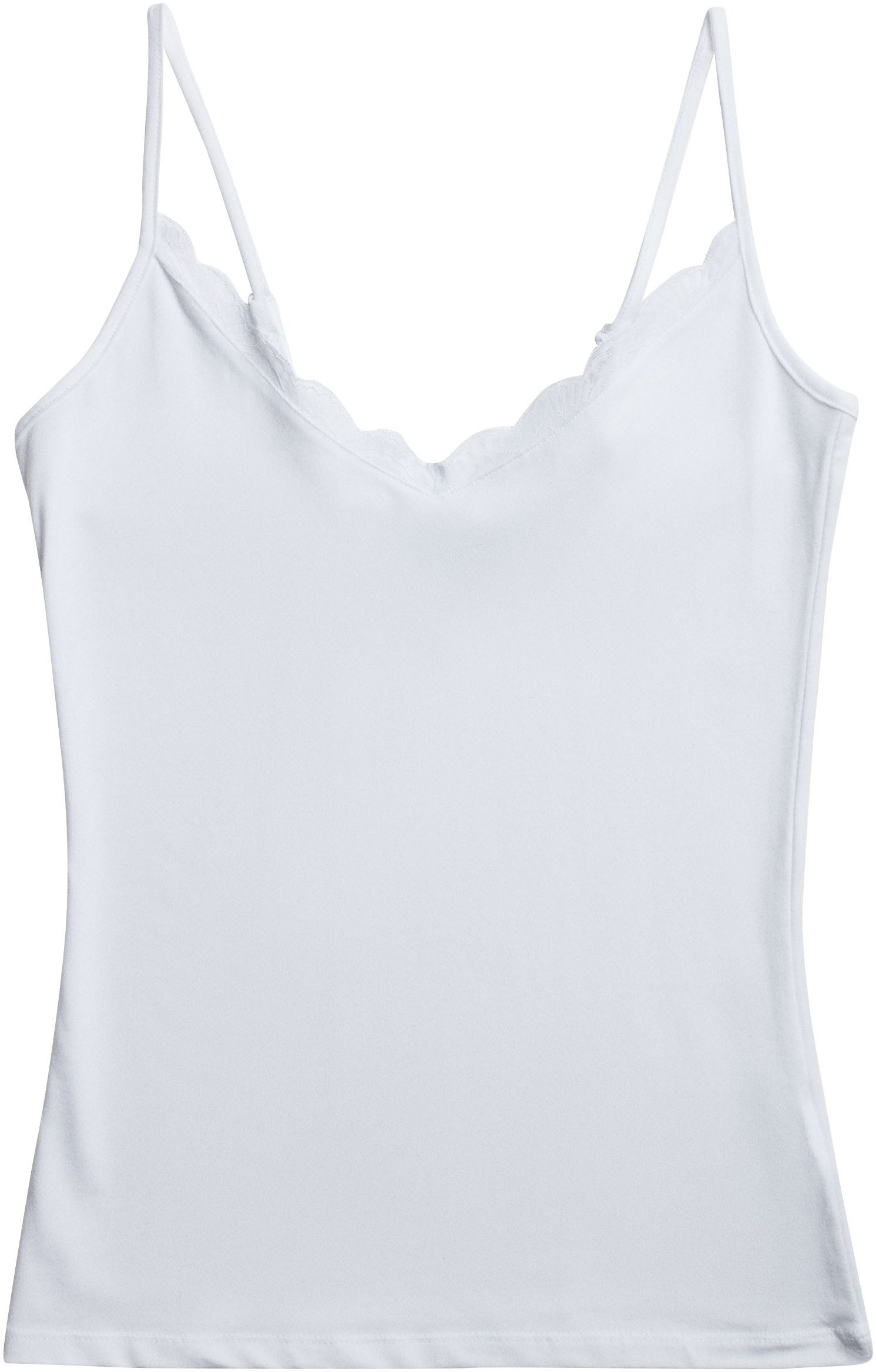 YSABEL MORA Hemd BASIC COLLECTION COTTON WITH LACE het perfecte basic-top voor elke dag (Set van 3)