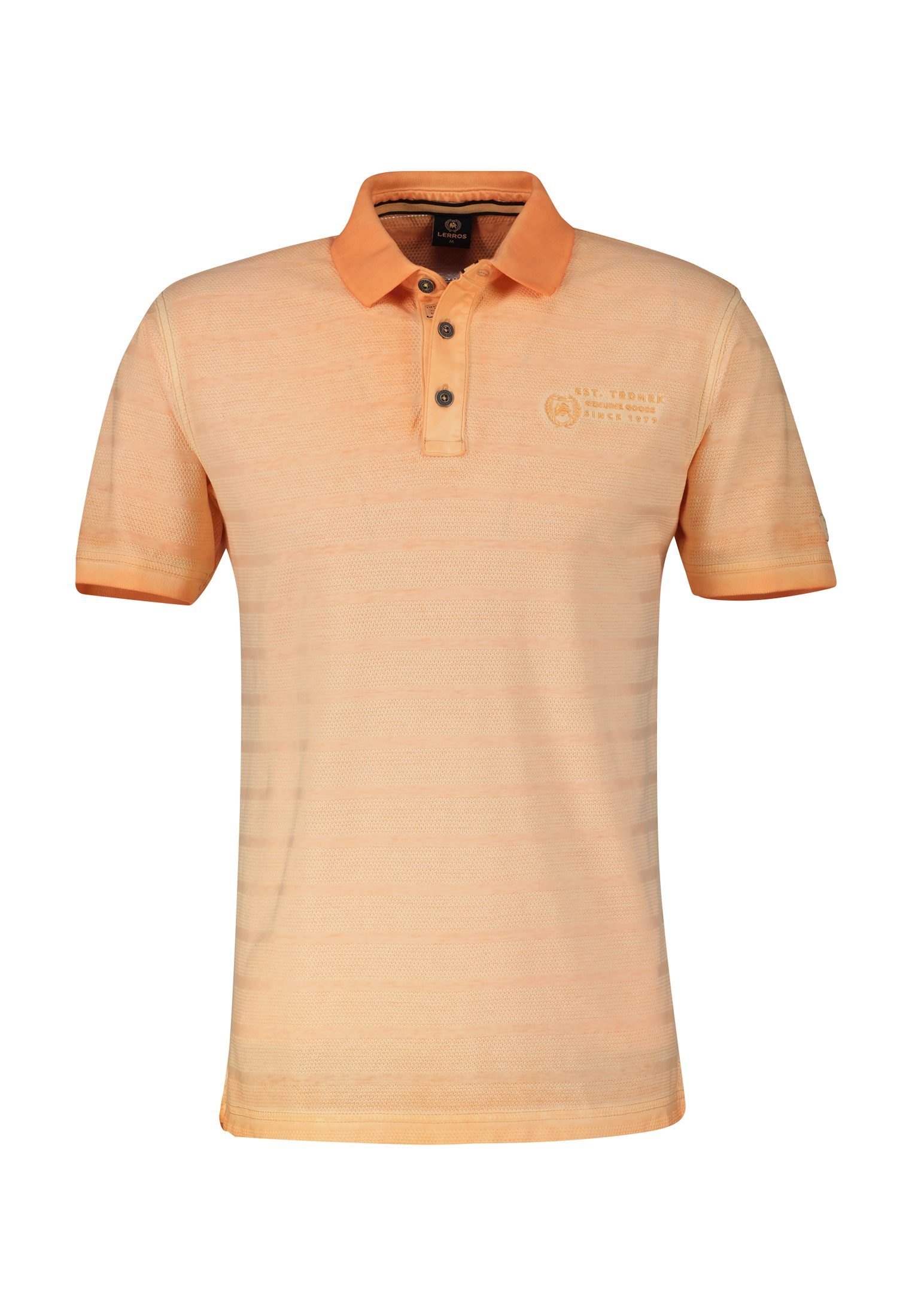 Lerros Poloshirt LERROS poloshirt, gestreept in structuurkwaliteit