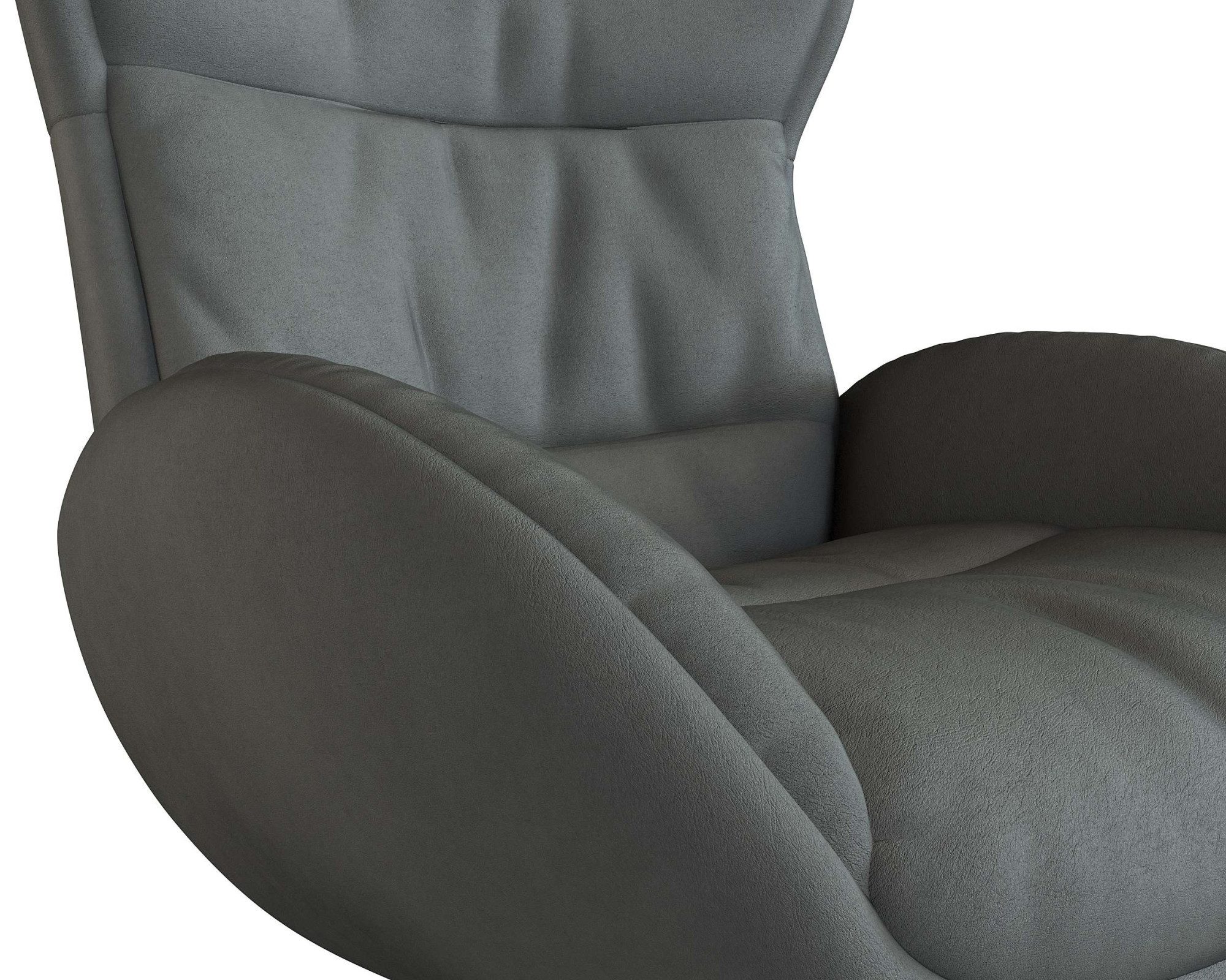 FLEXLUX Relaxfauteuil Haze, TV-stoel, fauteuil, stoffeerstoel Rugdeelverstelling, draaibaar, voet zwart