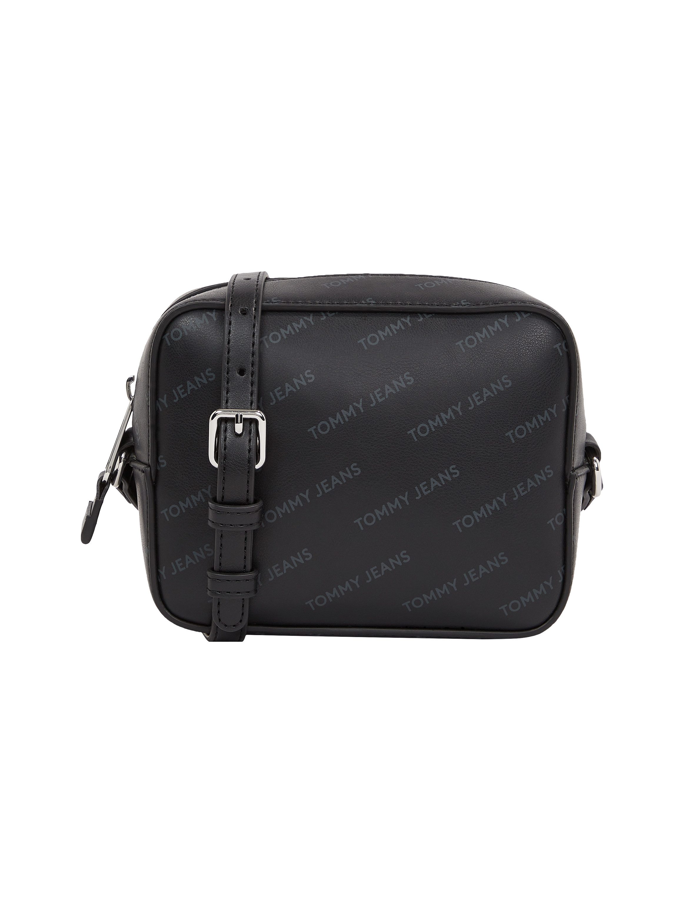 TOMMY JEANS Schoudertas Women TJW ESS MUST CAMERA BAG PRINT Crossover dames schoudertassen maat 14 cm zwart
